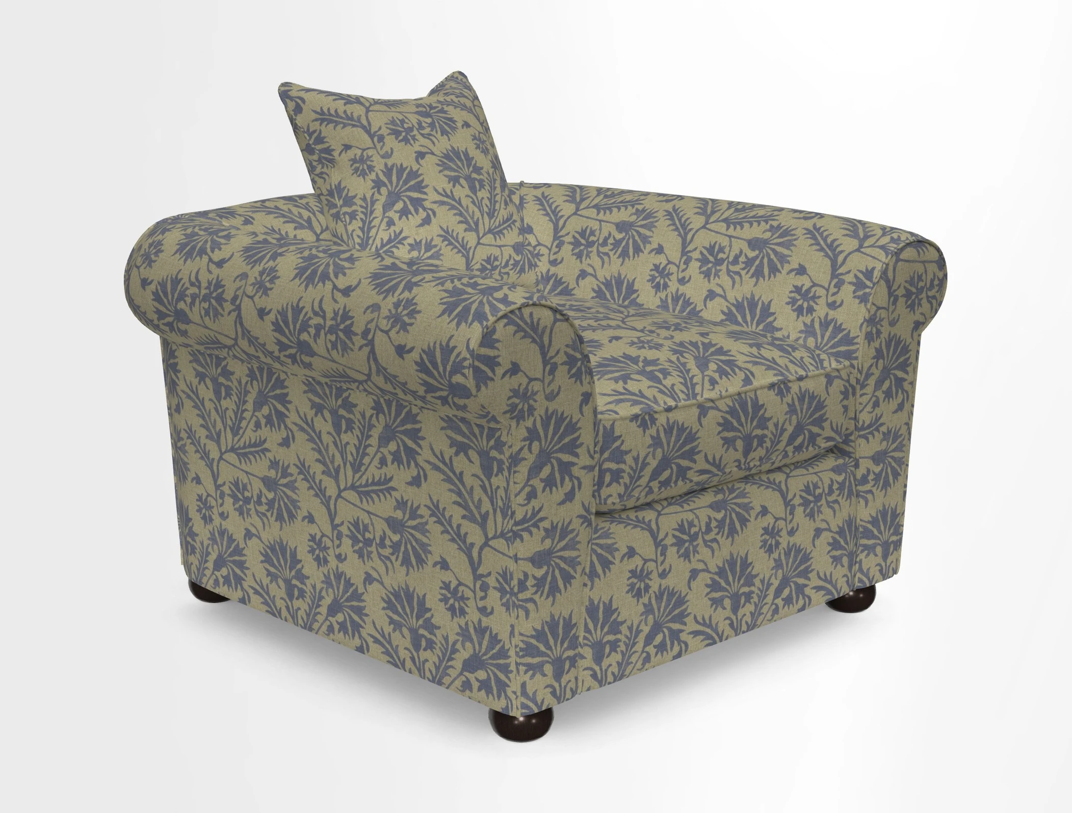Lewes Chair in Two Tone Plain Biscuit