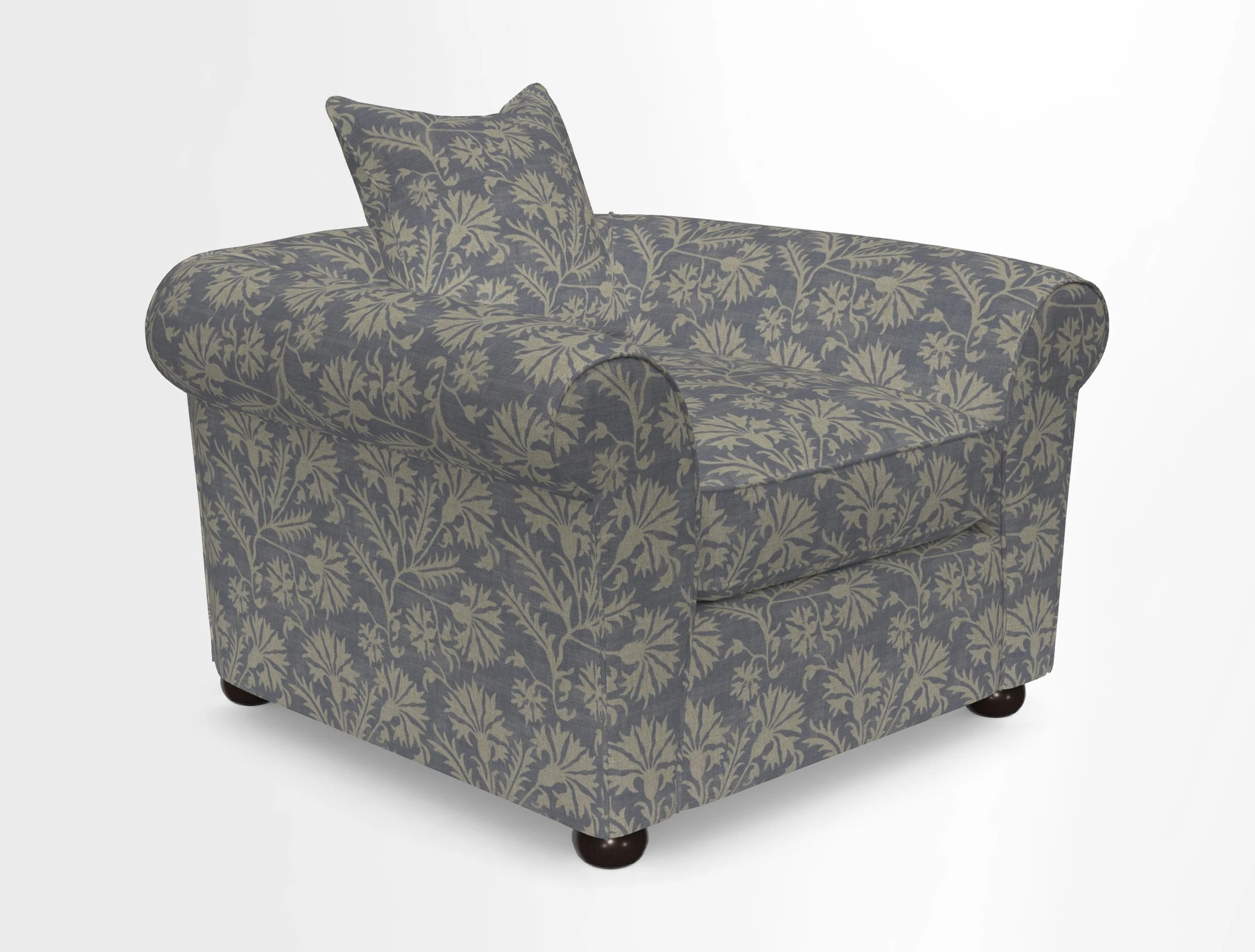 Lewes Chair in Two Tone Plain Biscuit