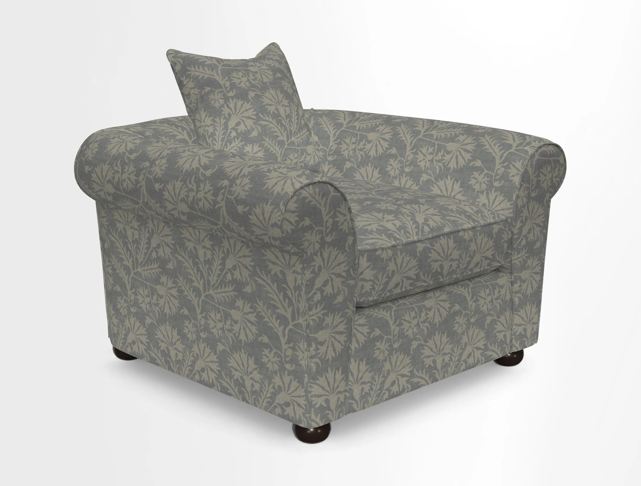 Lewes Chair in Two Tone Plain Biscuit