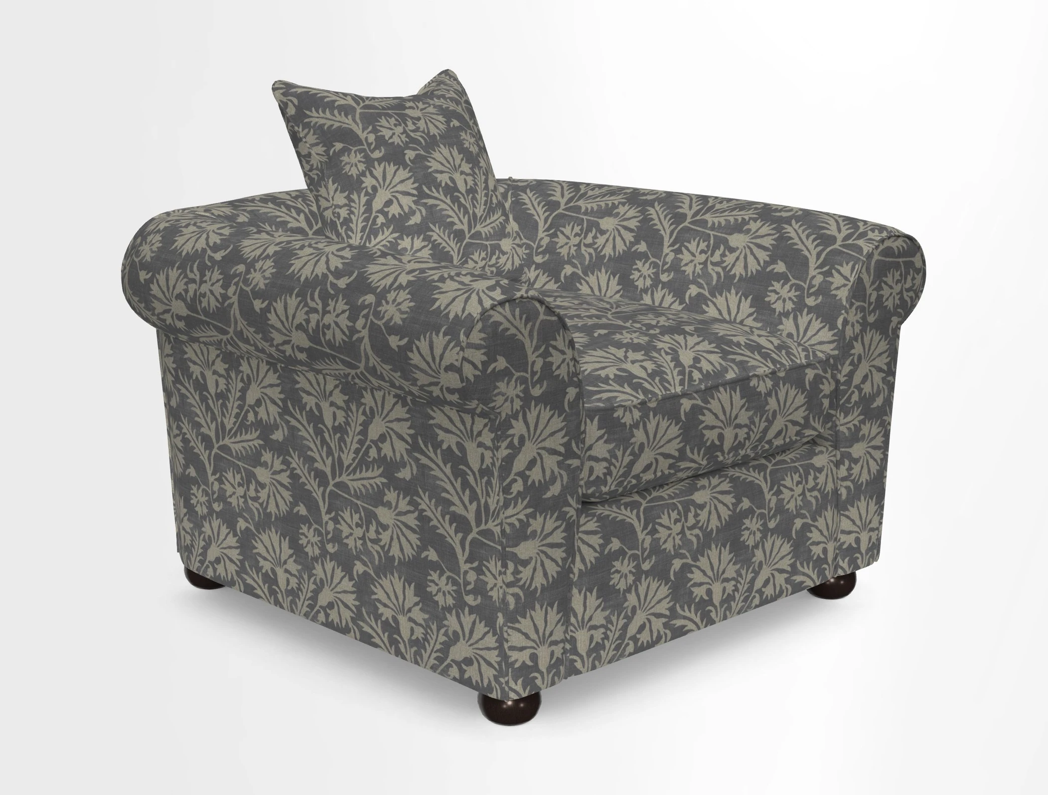 Lewes Chair in Two Tone Plain Biscuit