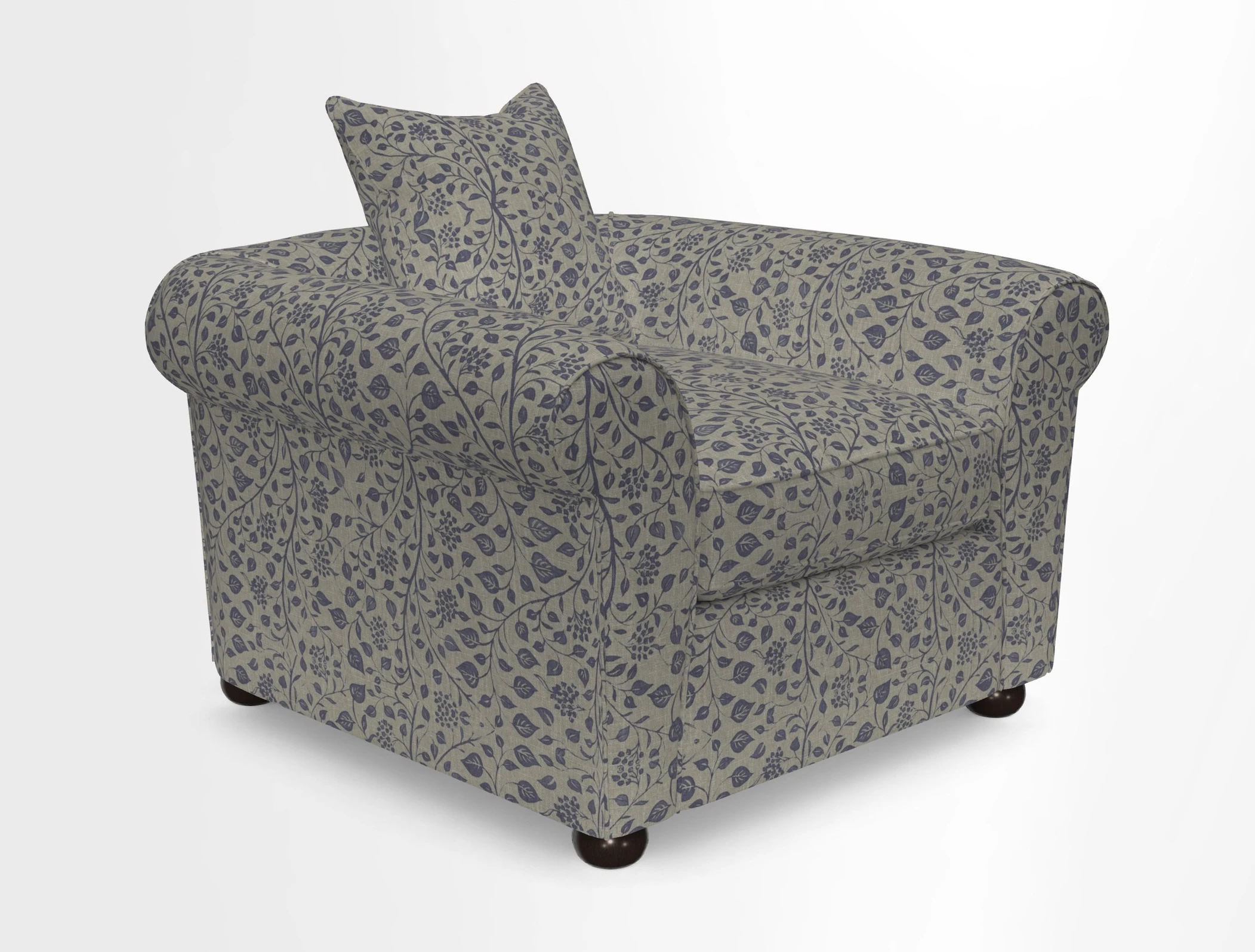 Lewes Chair in Two Tone Plain Biscuit