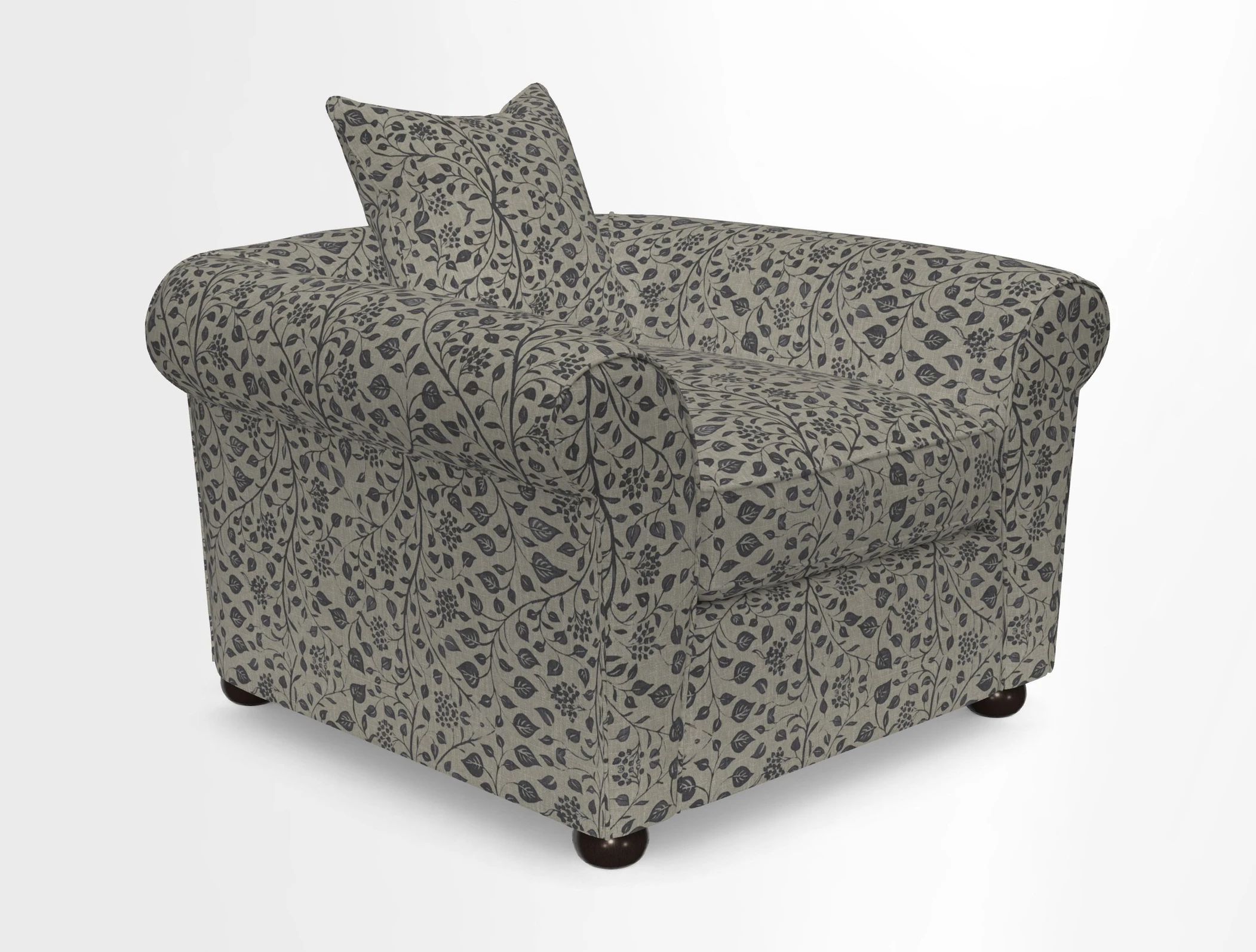 Lewes Chair in Two Tone Plain Biscuit