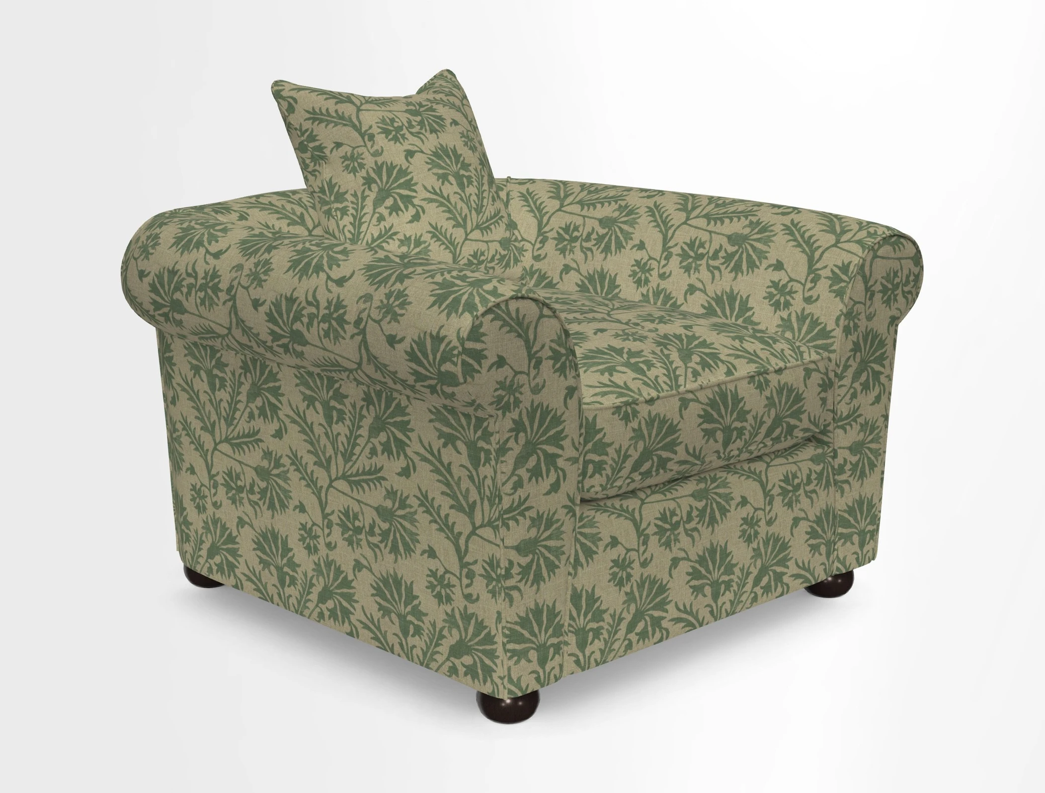 Lewes Chair in Two Tone Plain Biscuit