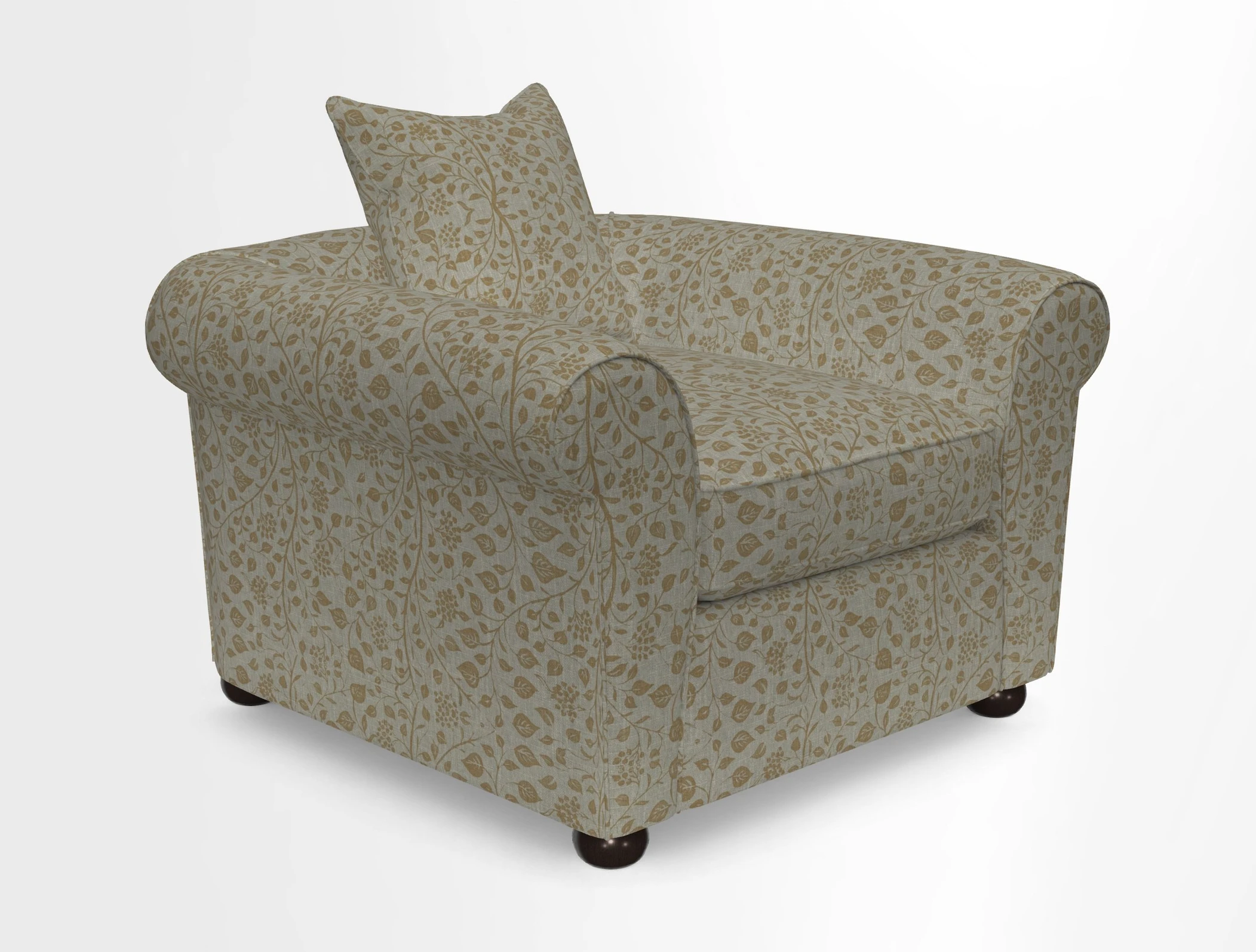 Lewes Chair in Two Tone Plain Biscuit