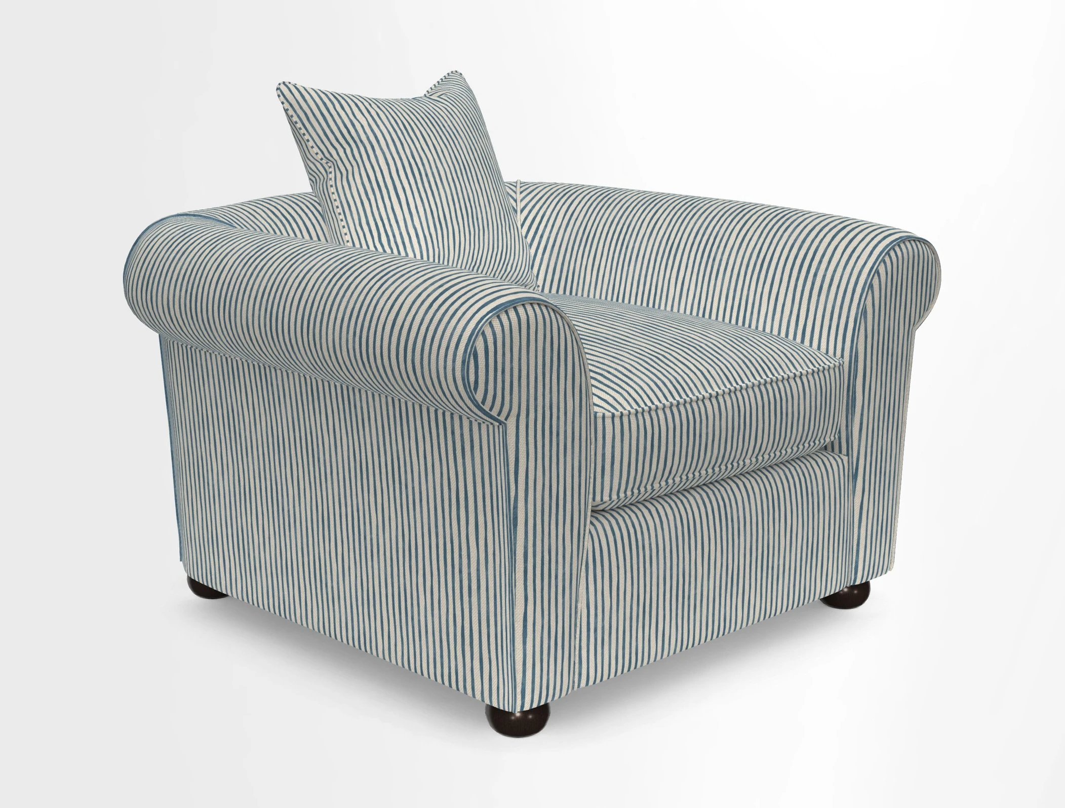 Lewes Chair in Two Tone Plain Biscuit