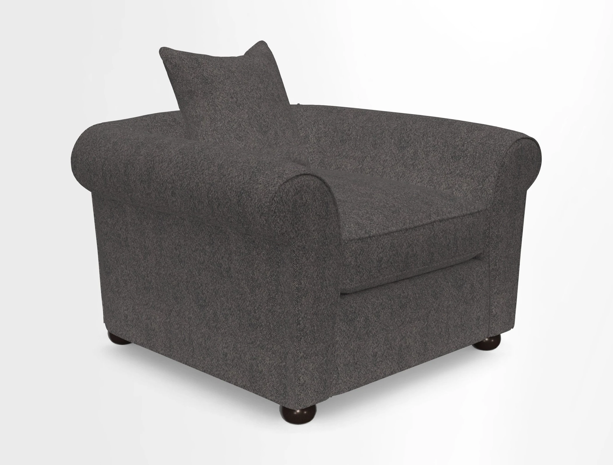Lewes Chair in Two Tone Plain Biscuit