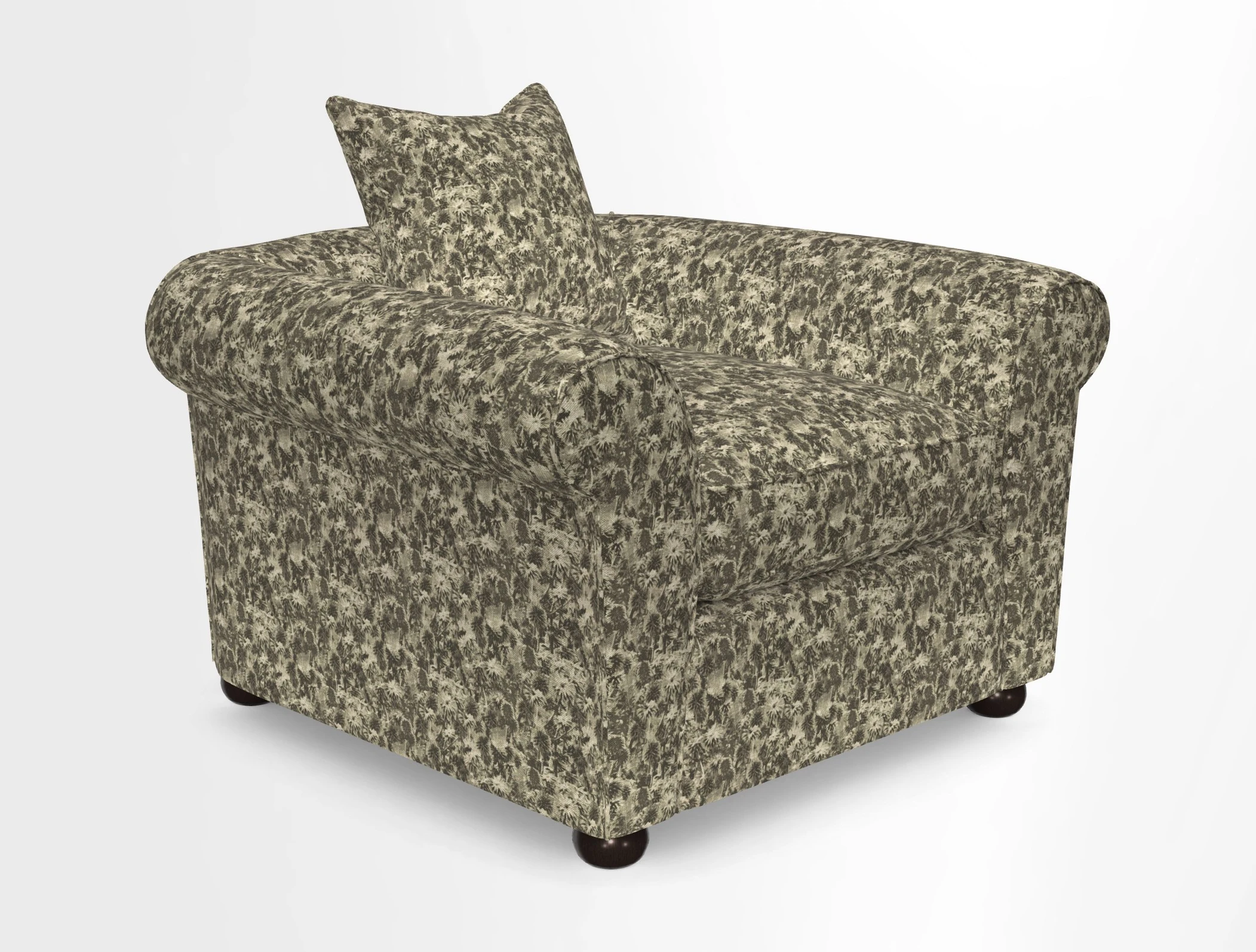 Lewes Chair in Two Tone Plain Biscuit