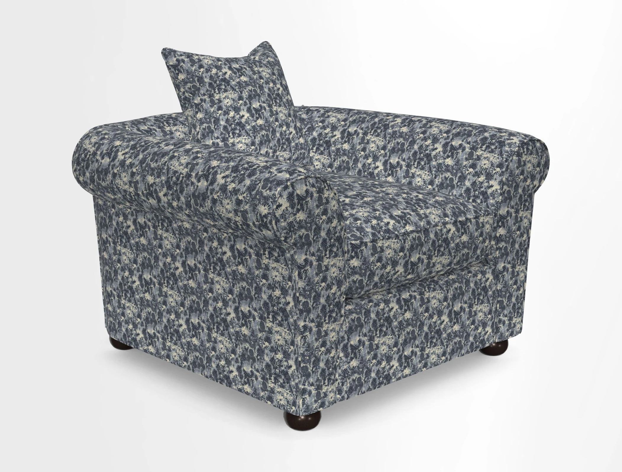 Lewes Chair in Two Tone Plain Biscuit
