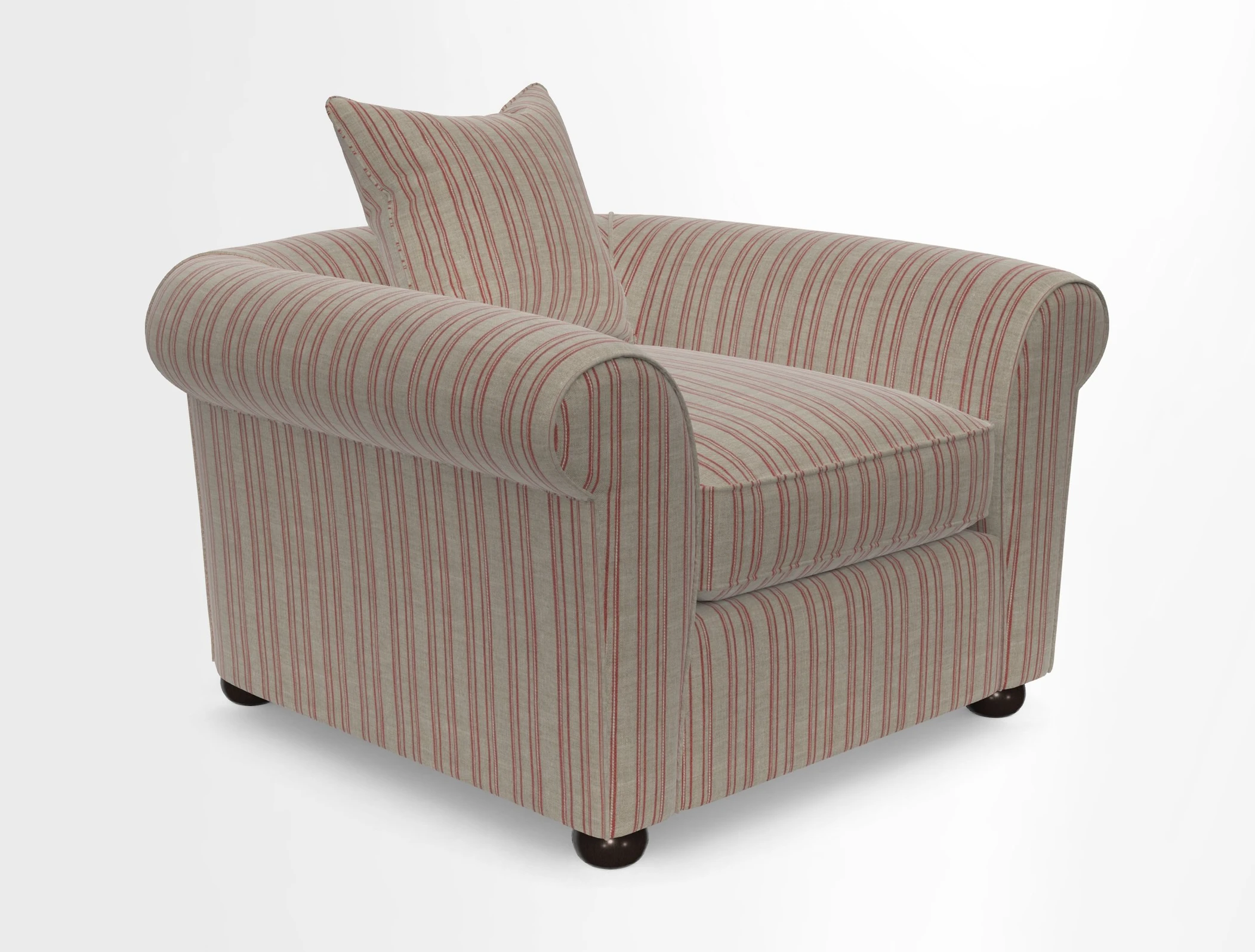 Lewes Chair in Two Tone Plain Biscuit
