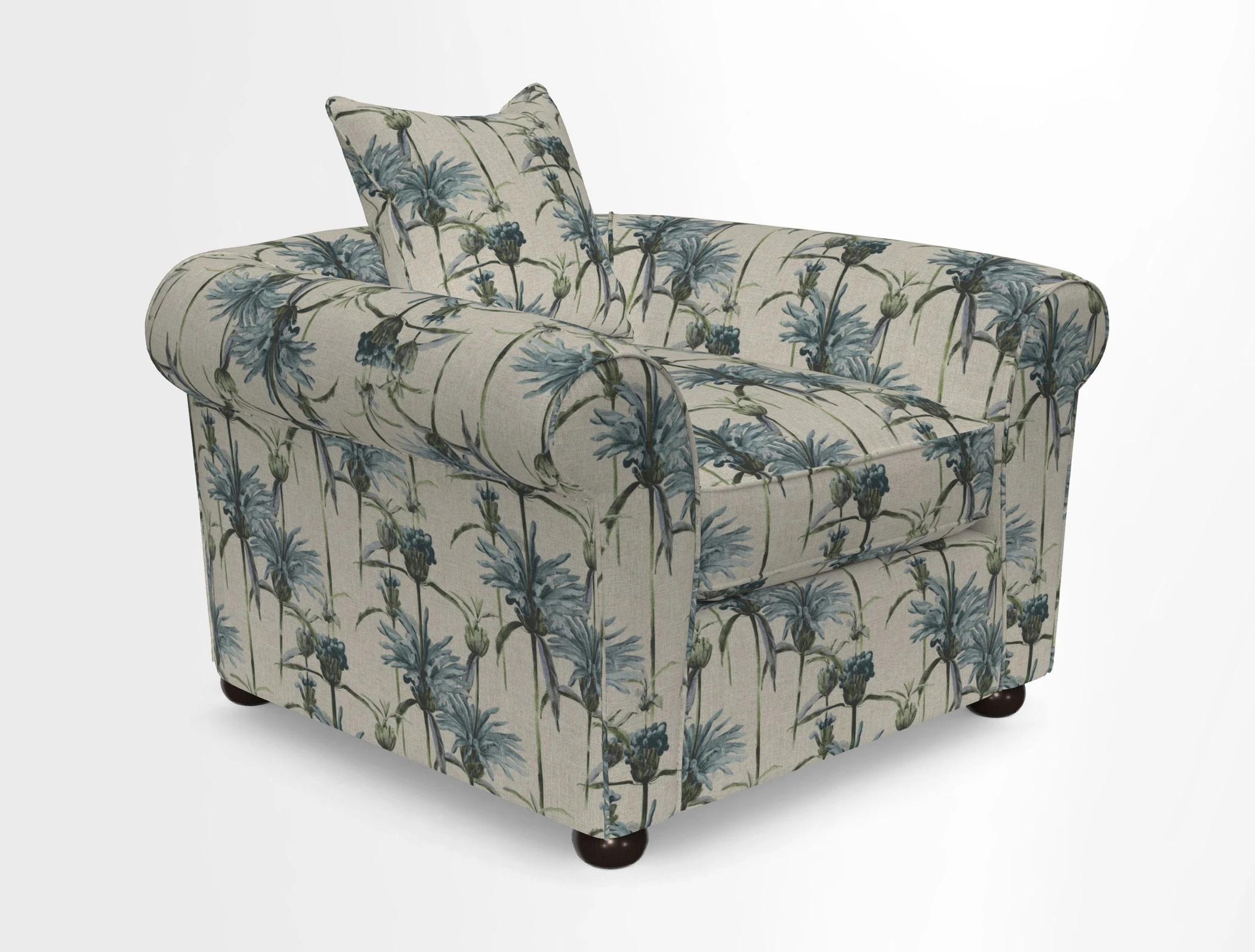 Lewes Chair in Two Tone Plain Biscuit