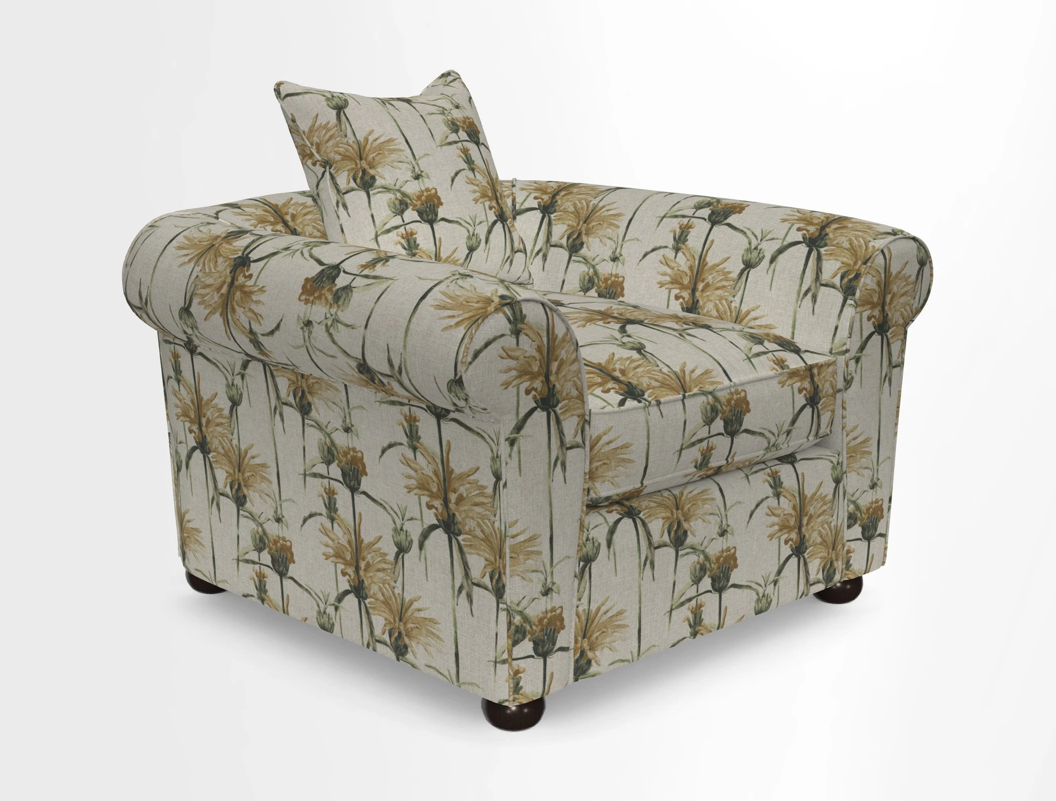 Lewes Chair in Two Tone Plain Biscuit