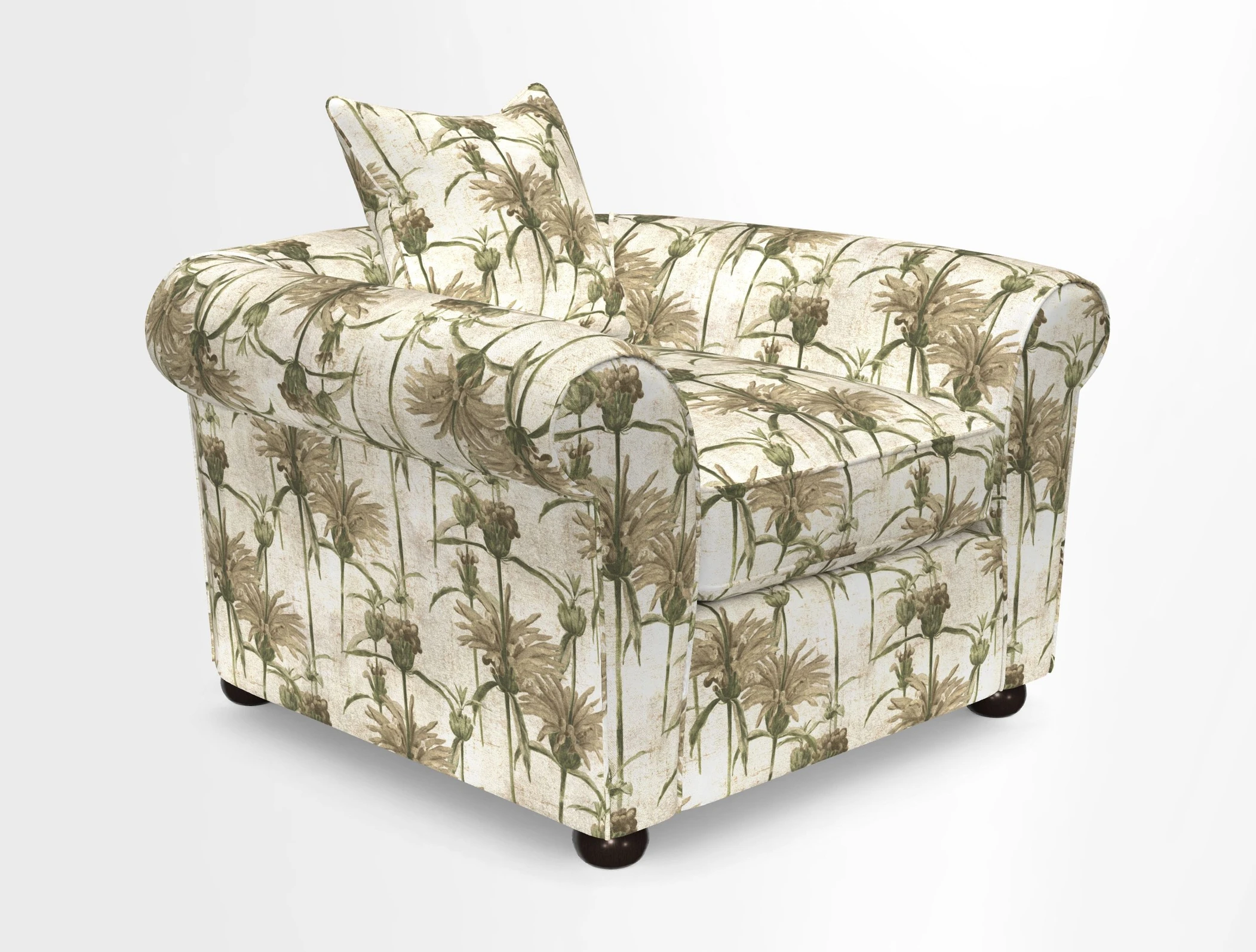 Lewes Chair in Two Tone Plain Biscuit
