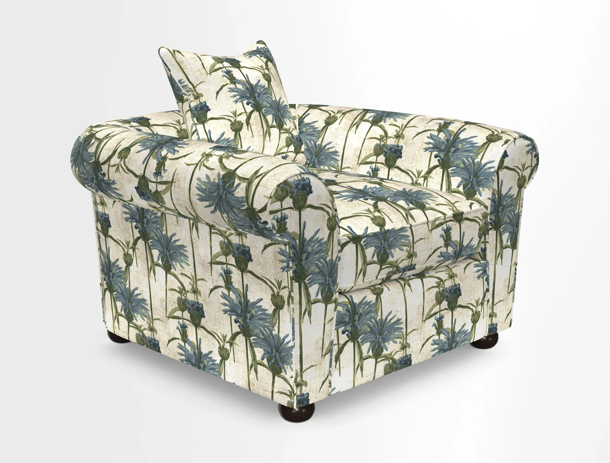 Lewes Chair in Two Tone Plain Biscuit