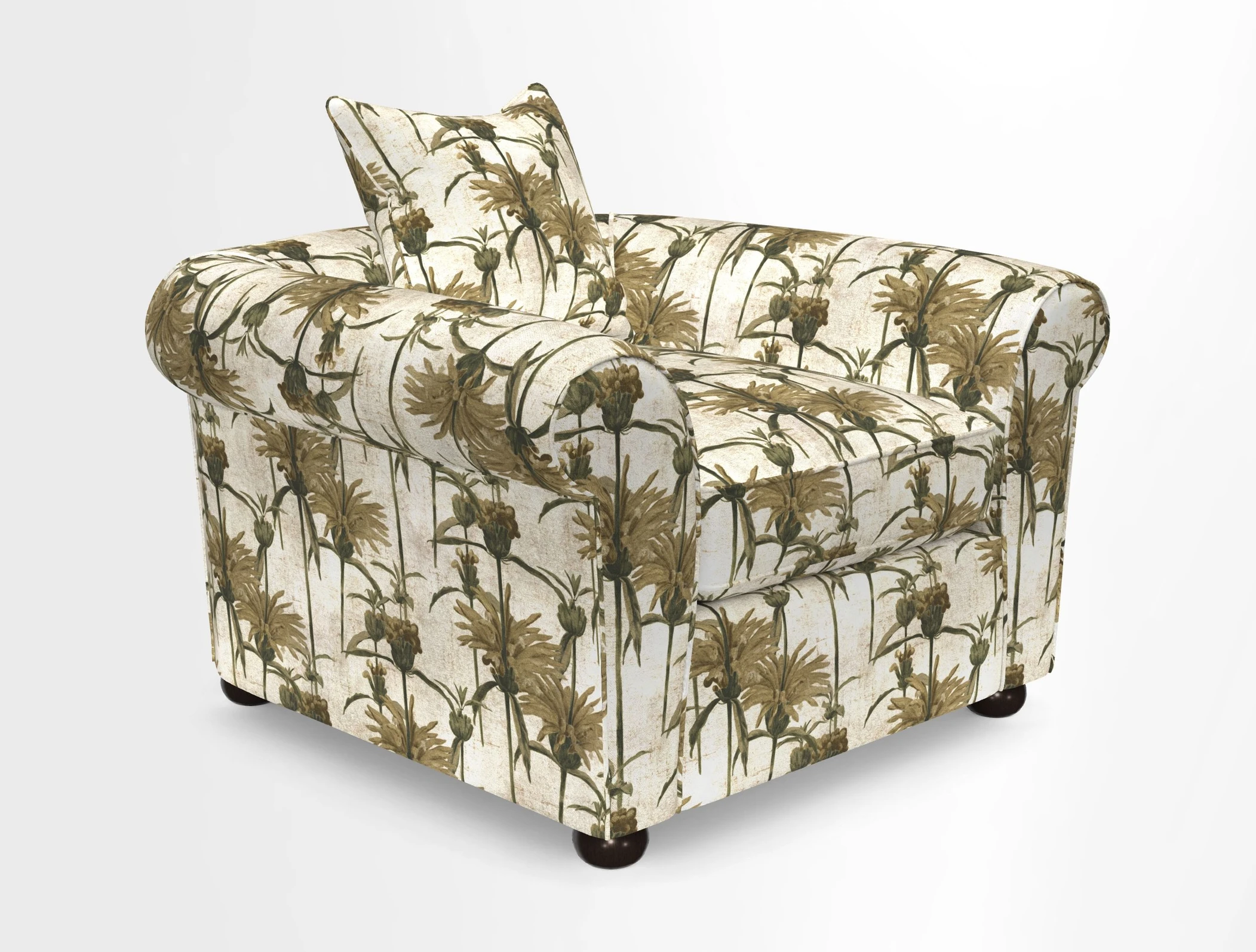 Lewes Chair in Two Tone Plain Biscuit