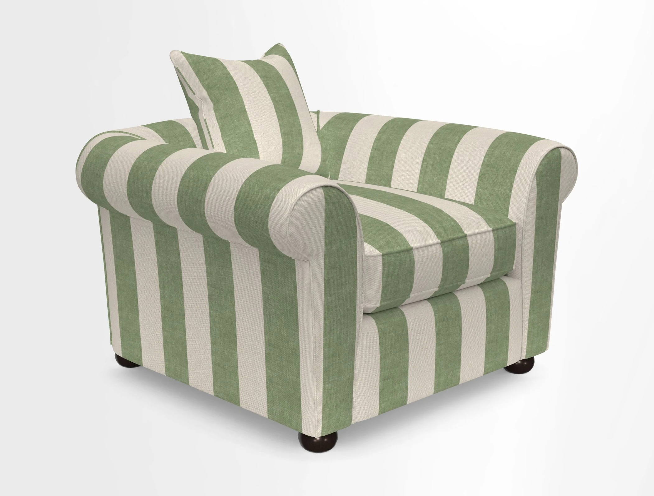Lewes Chair in Two Tone Plain Biscuit