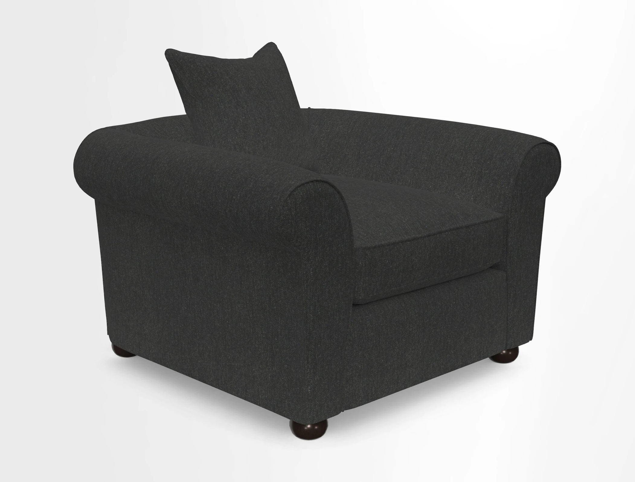Lewes Chair in Two Tone Plain Biscuit