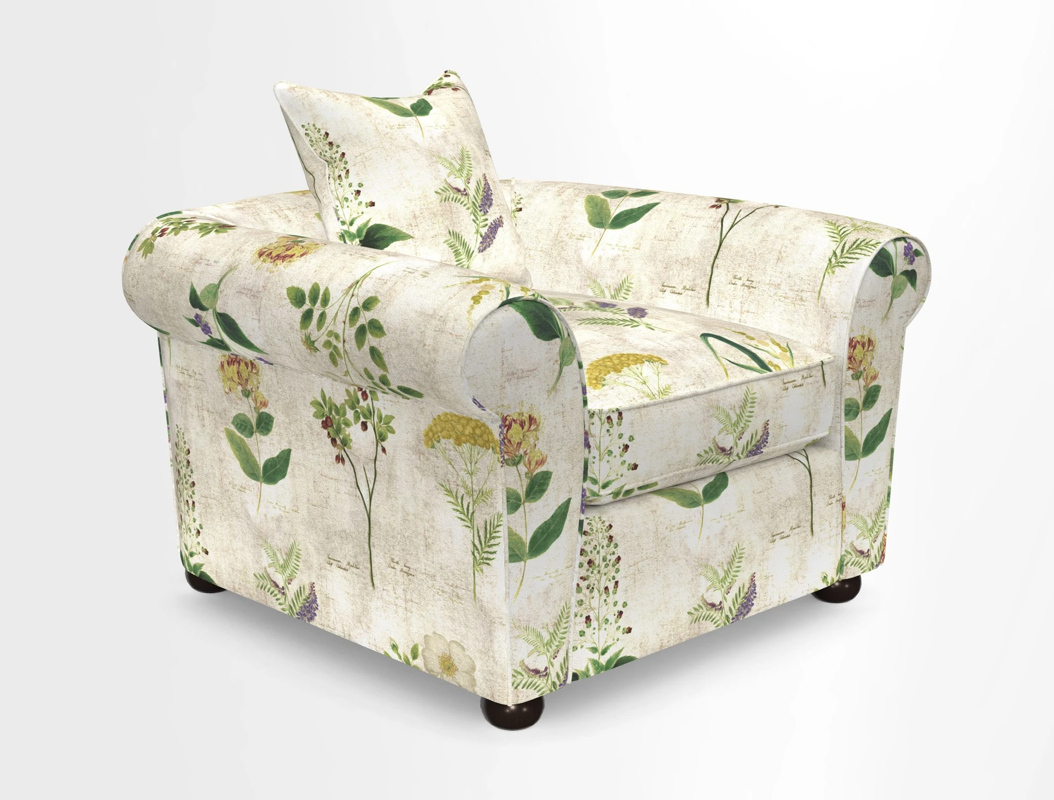 Lewes Chair in Two Tone Plain Biscuit
