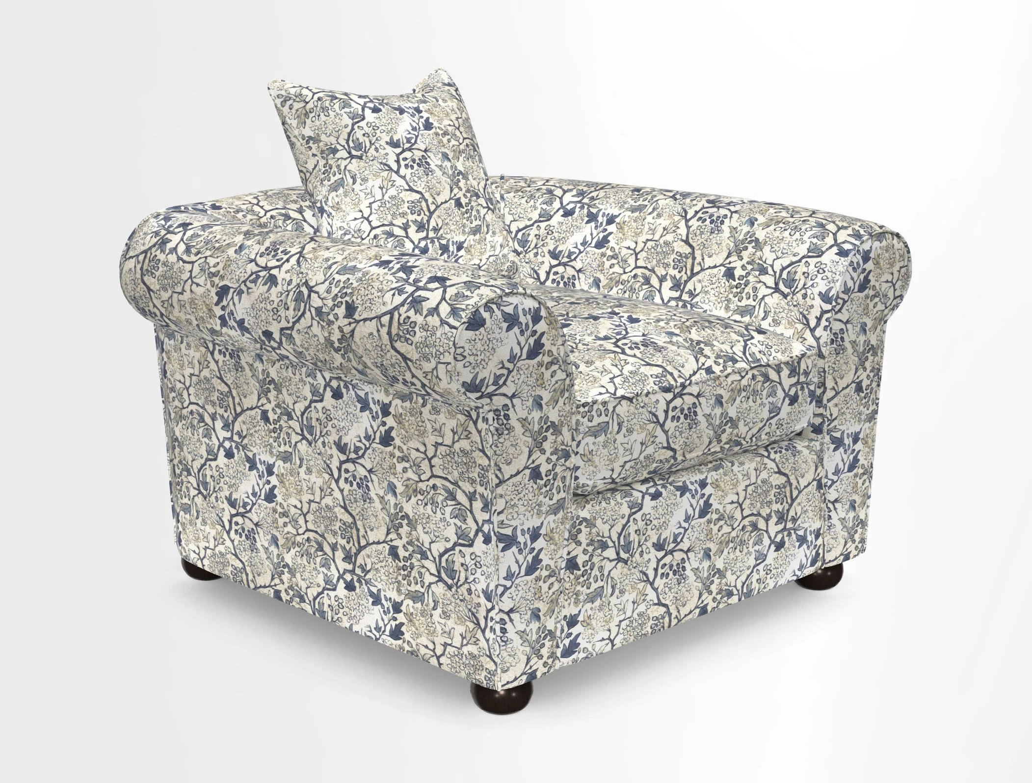 Lewes Chair in Two Tone Plain Biscuit