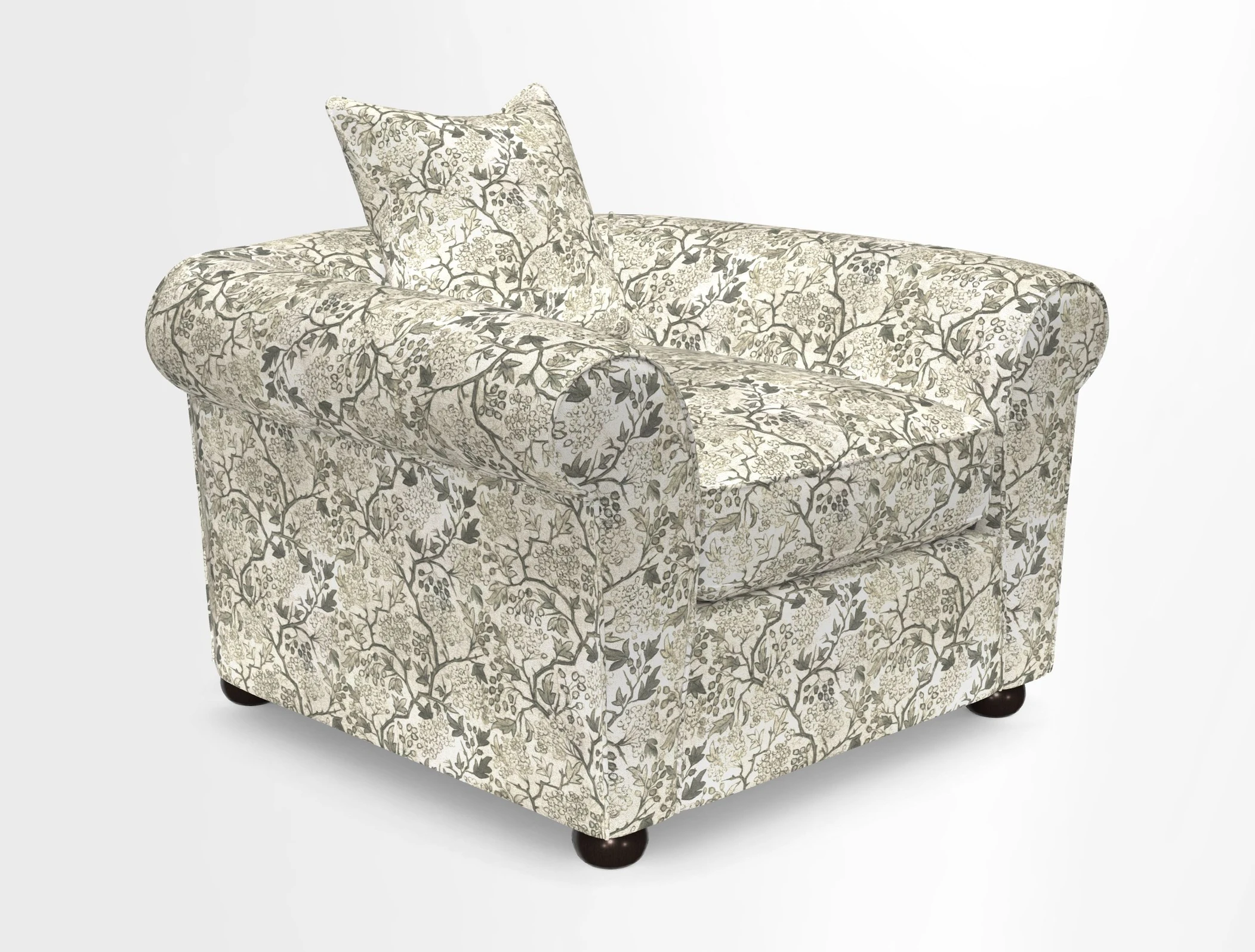 Lewes Chair in Two Tone Plain Biscuit