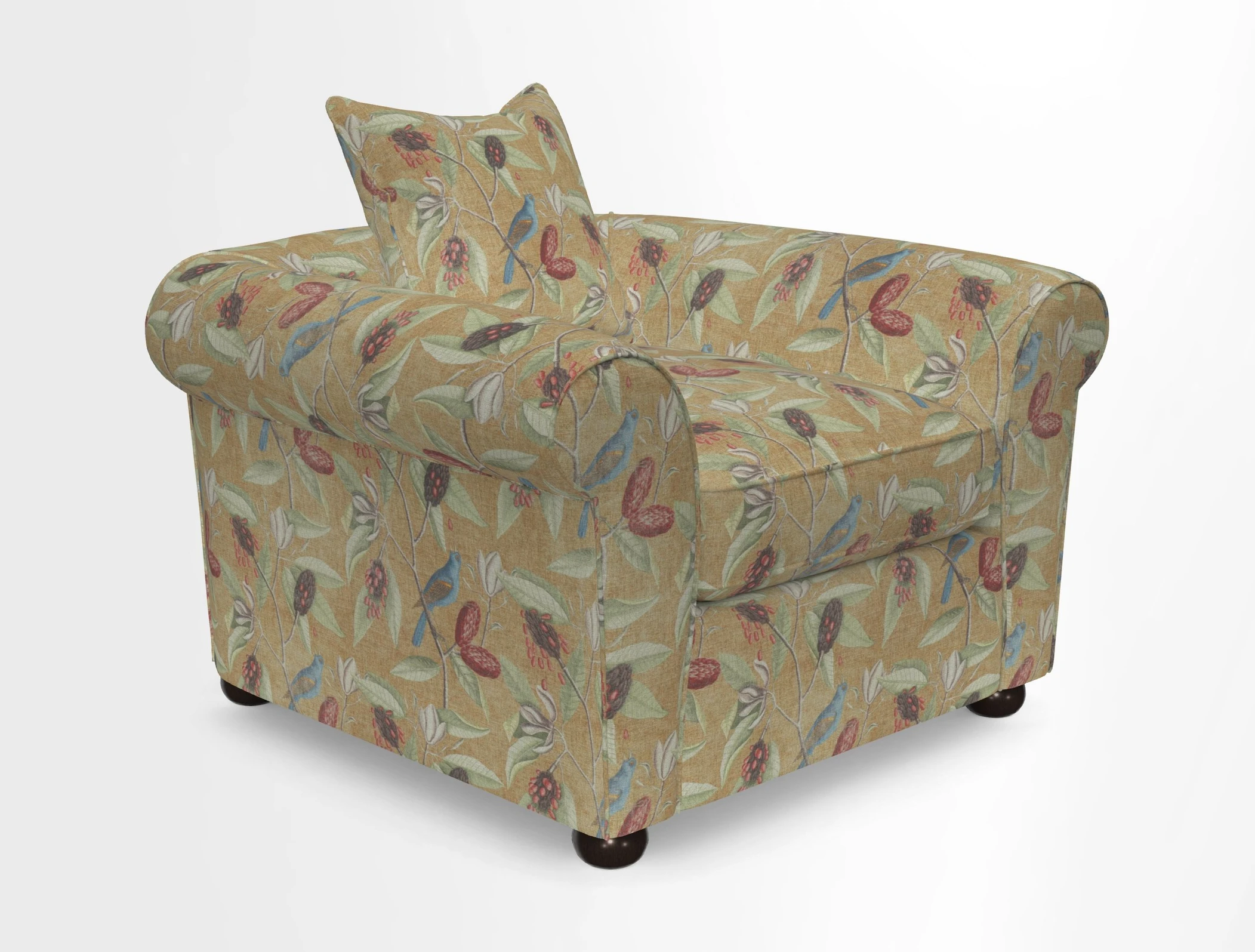 Lewes Chair in Two Tone Plain Biscuit