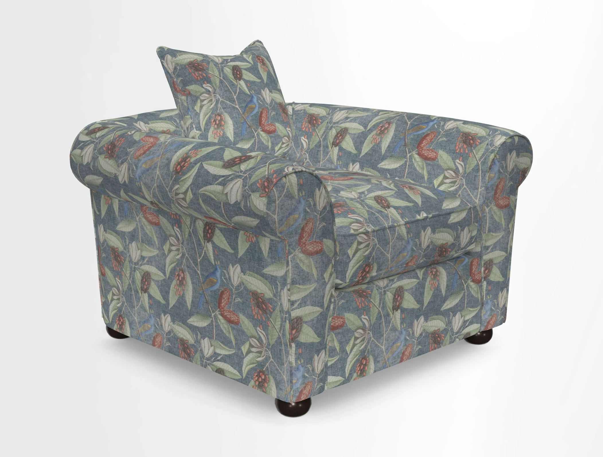 Lewes Chair in Two Tone Plain Biscuit