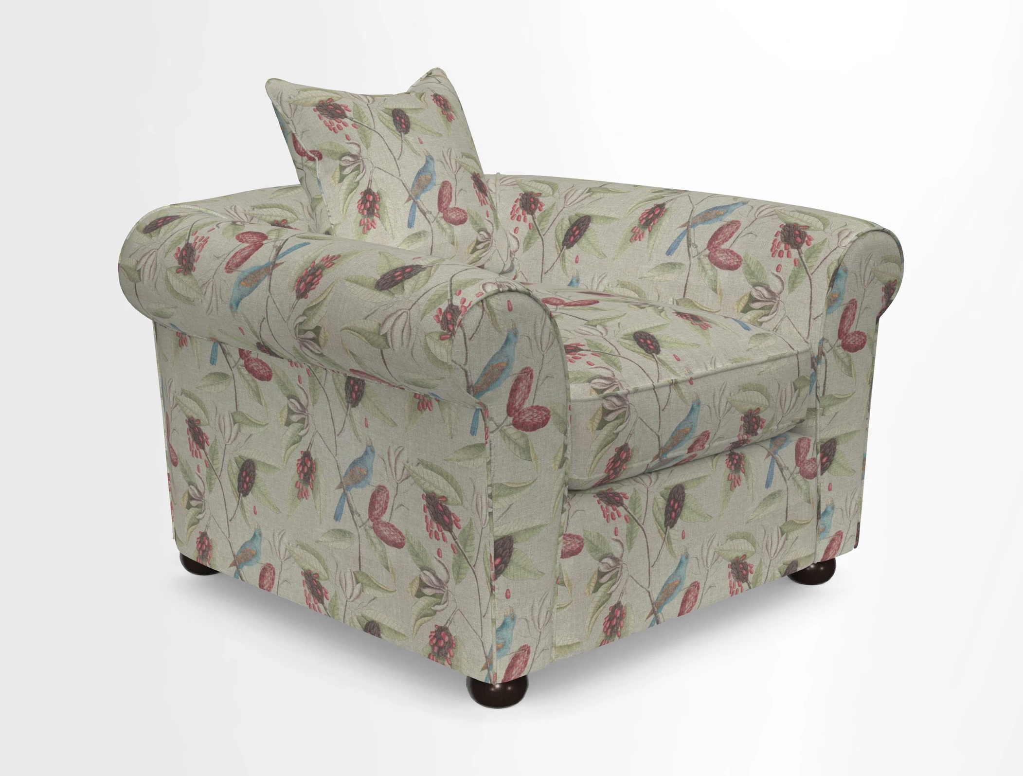 Lewes Chair in Two Tone Plain Biscuit