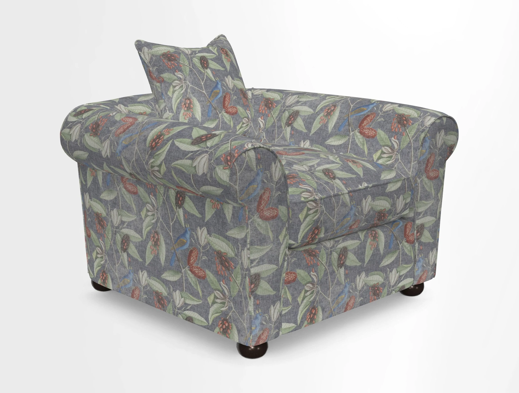 Lewes Chair in Two Tone Plain Biscuit
