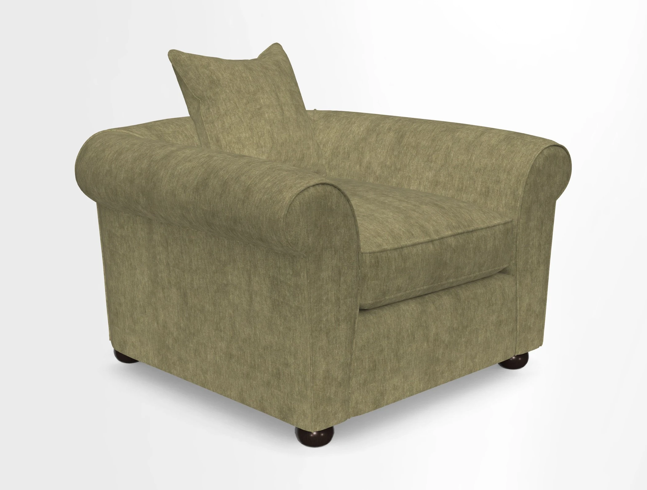 Lewes Chair in Two Tone Plain Biscuit