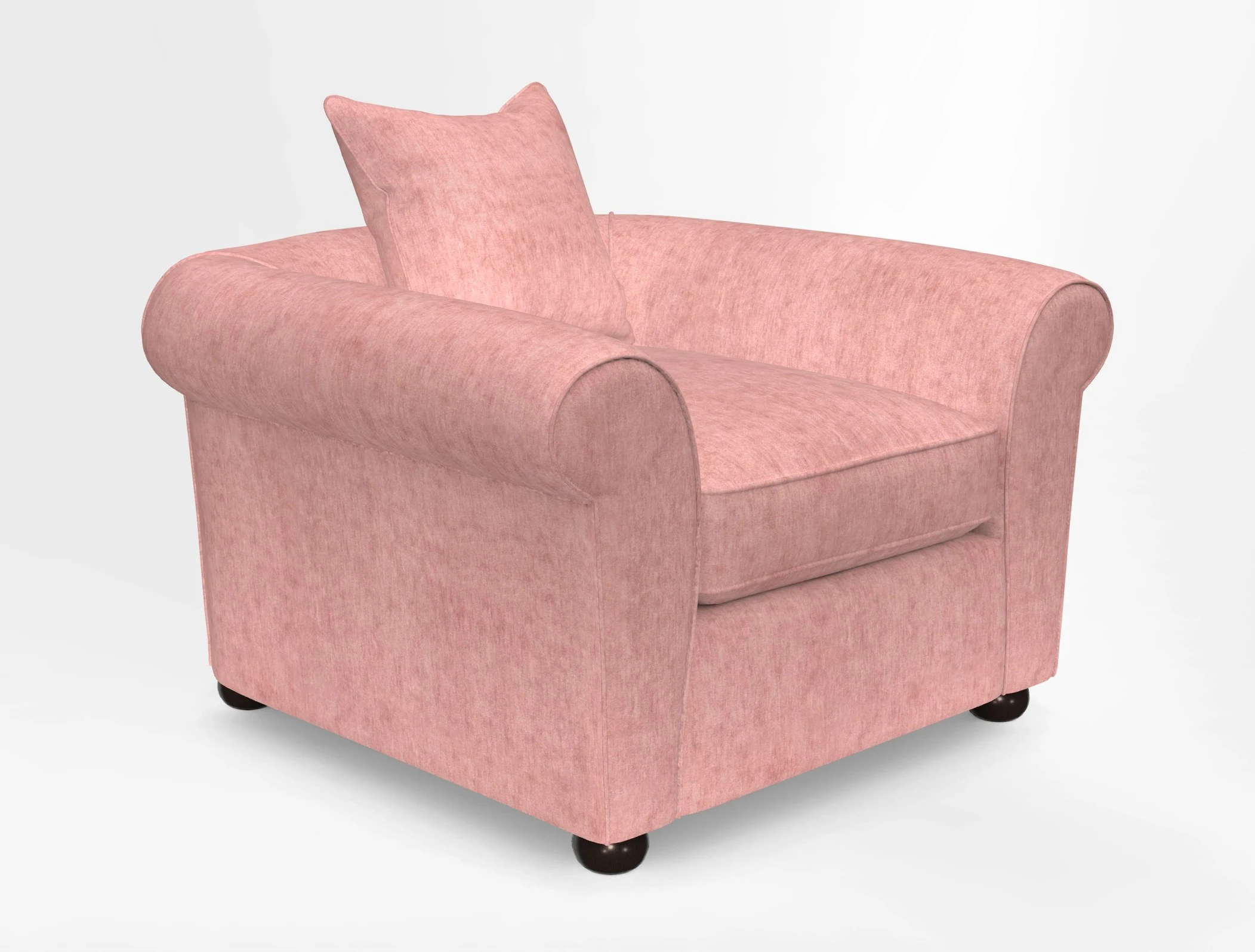 Lewes Chair in Two Tone Plain Biscuit