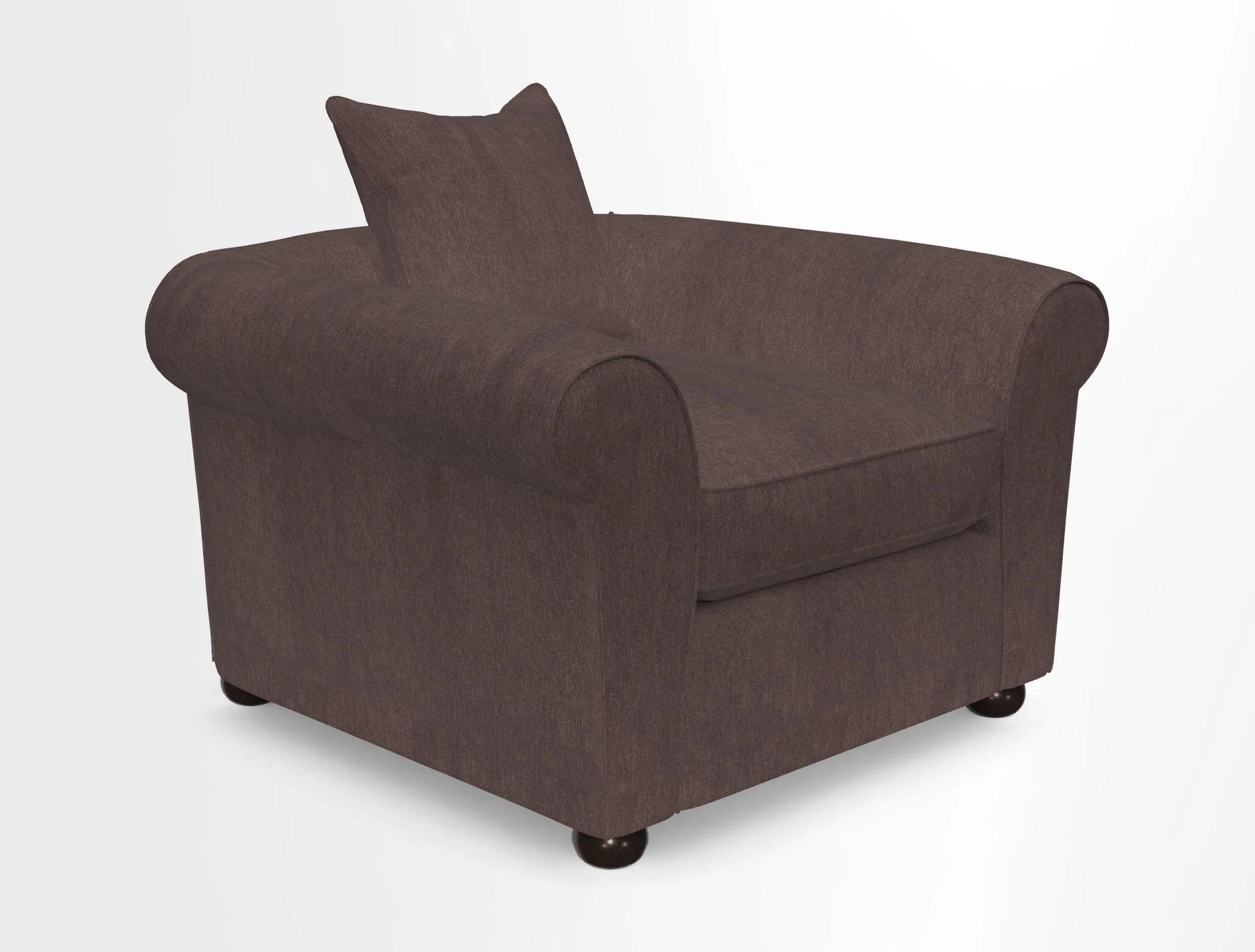Lewes Chair in Two Tone Plain Biscuit