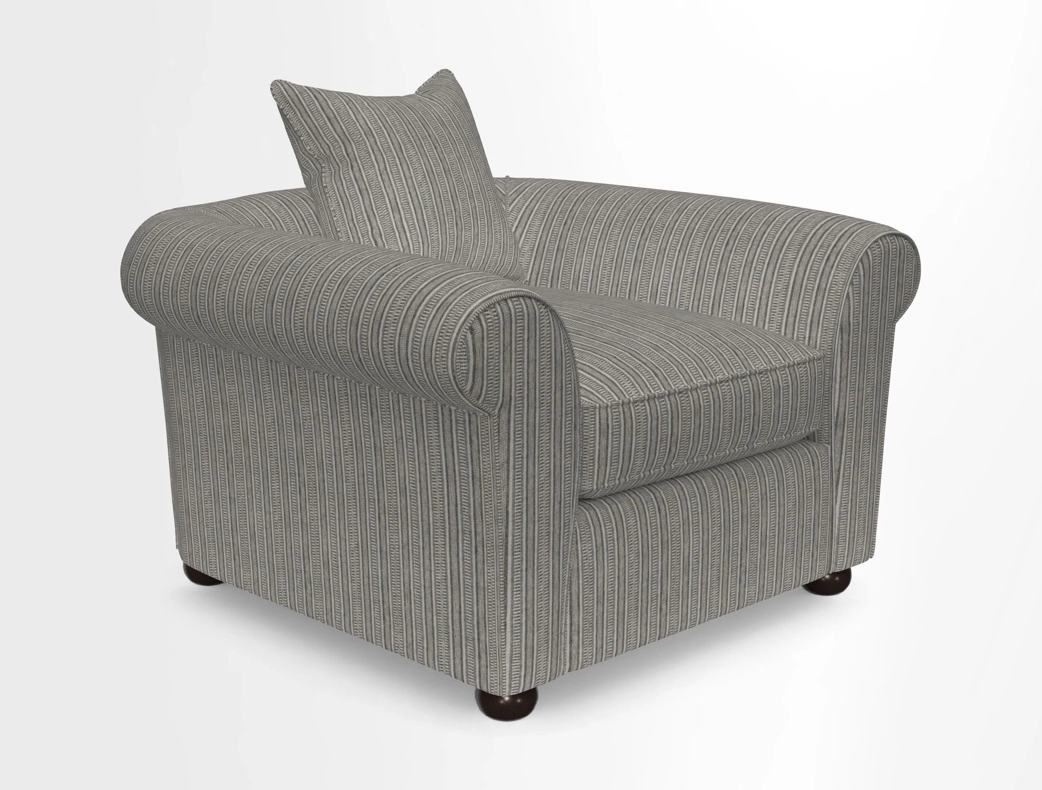 Lewes Chair in Two Tone Plain Biscuit