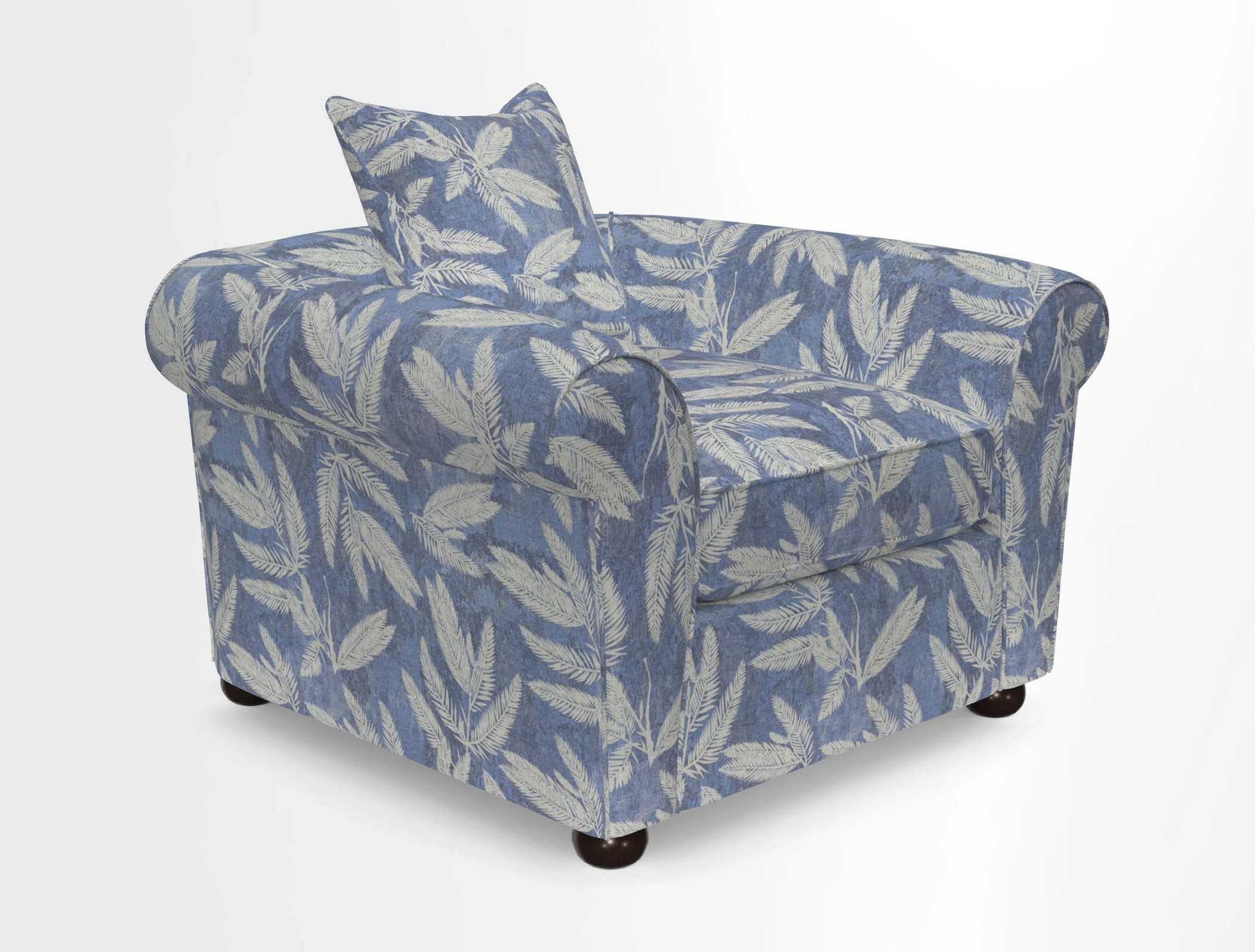 Lewes Chair in Two Tone Plain Biscuit