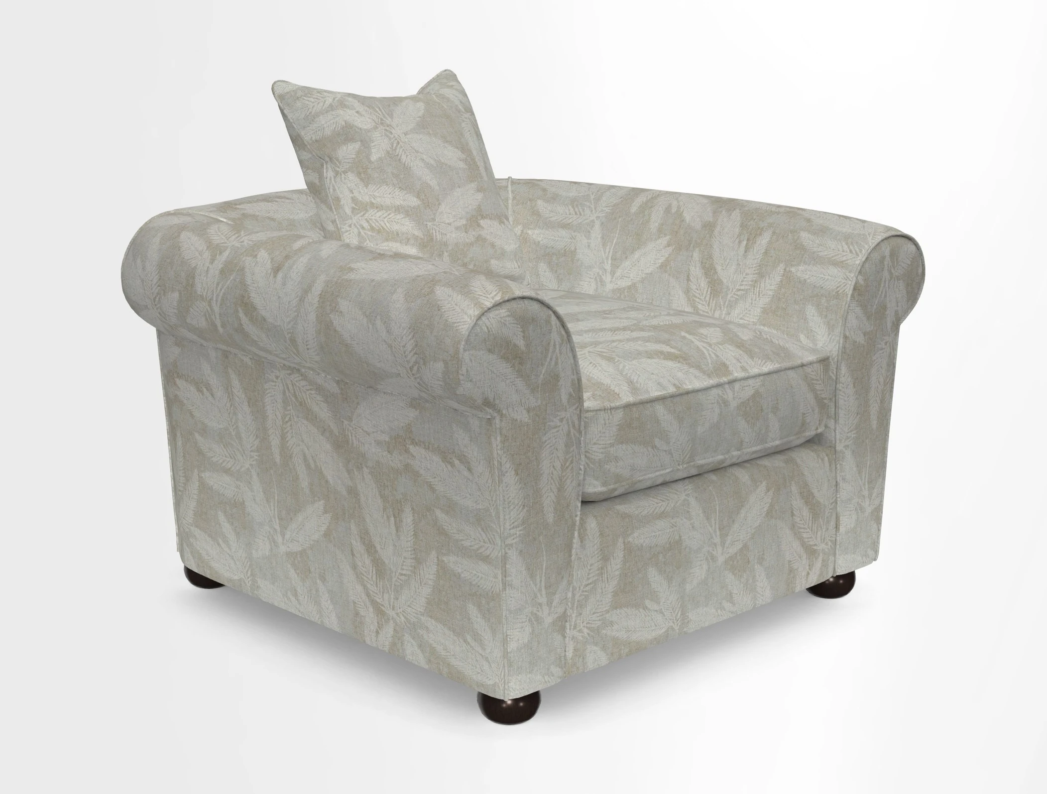 Lewes Chair in Two Tone Plain Biscuit