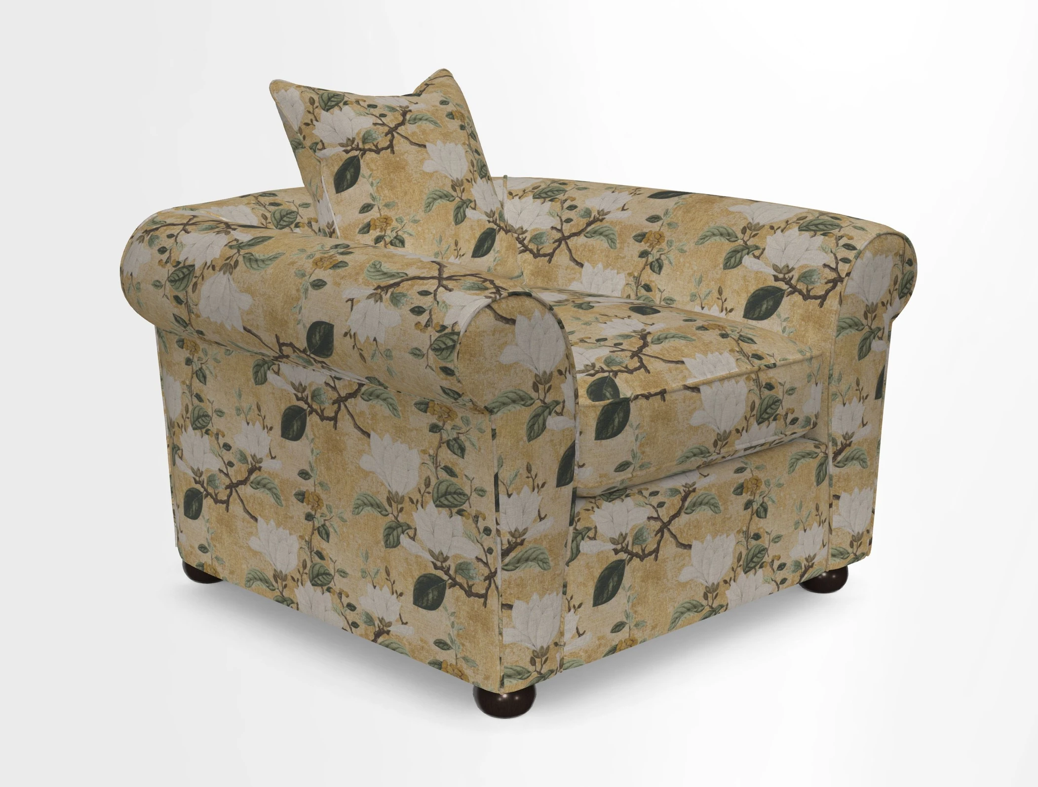 Lewes Chair in Two Tone Plain Biscuit