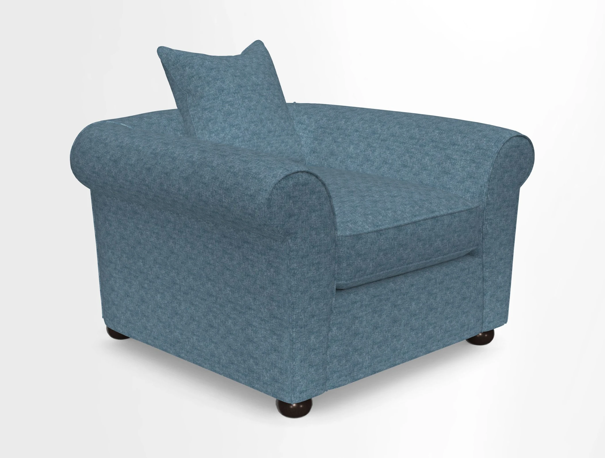 Lewes Chair in Two Tone Plain Biscuit