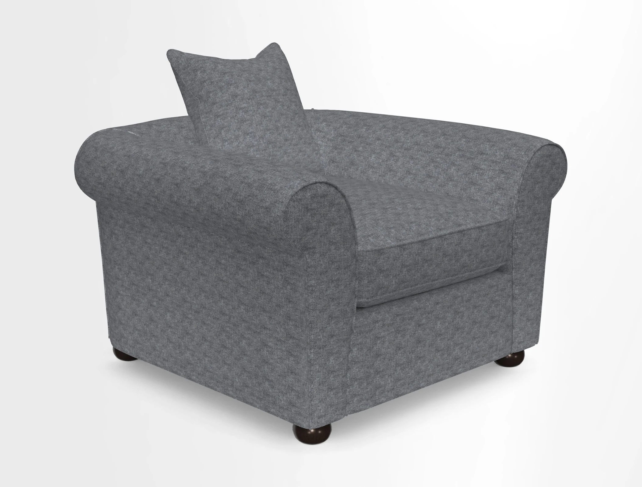 Lewes Chair in Two Tone Plain Biscuit