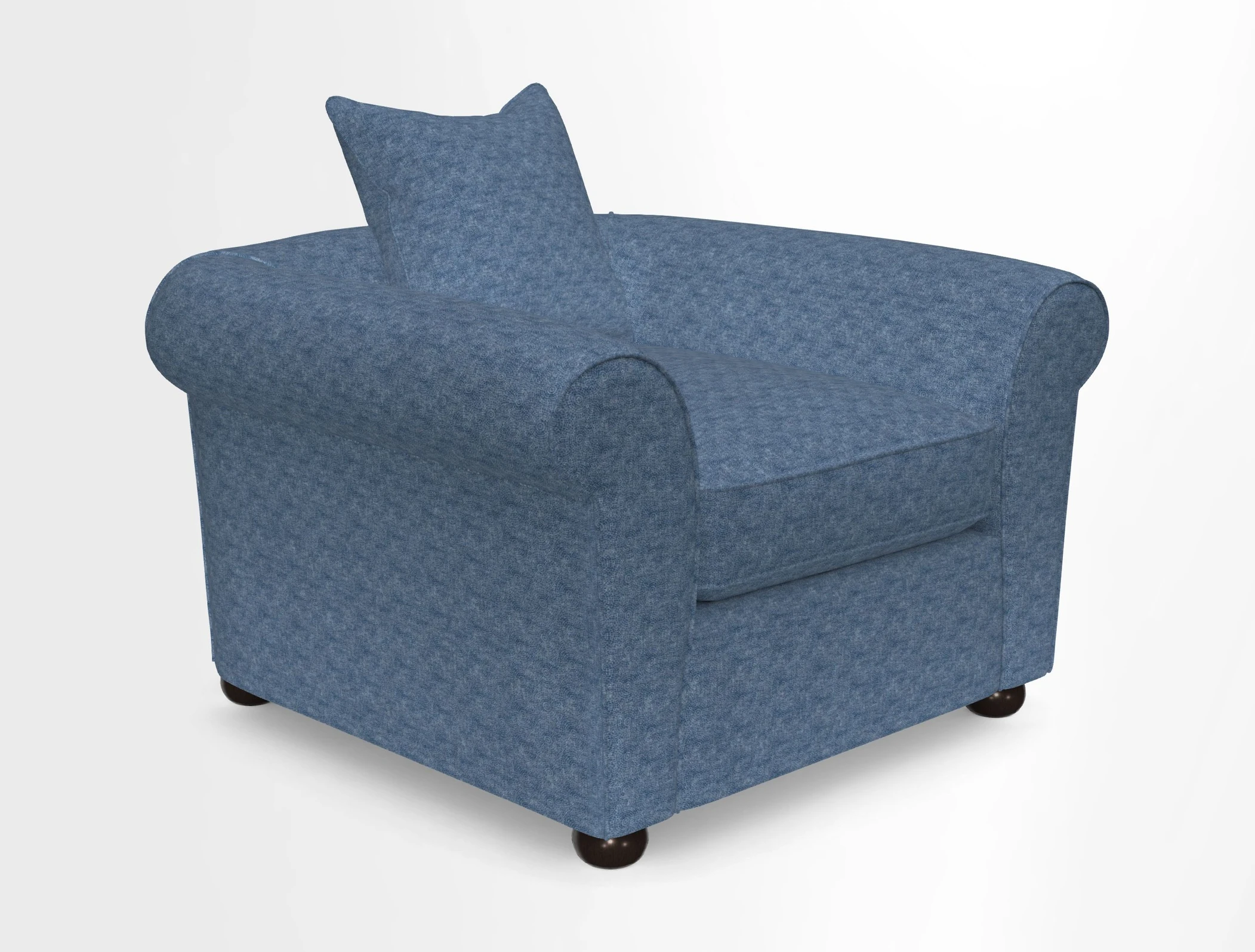 Lewes Chair in Two Tone Plain Biscuit