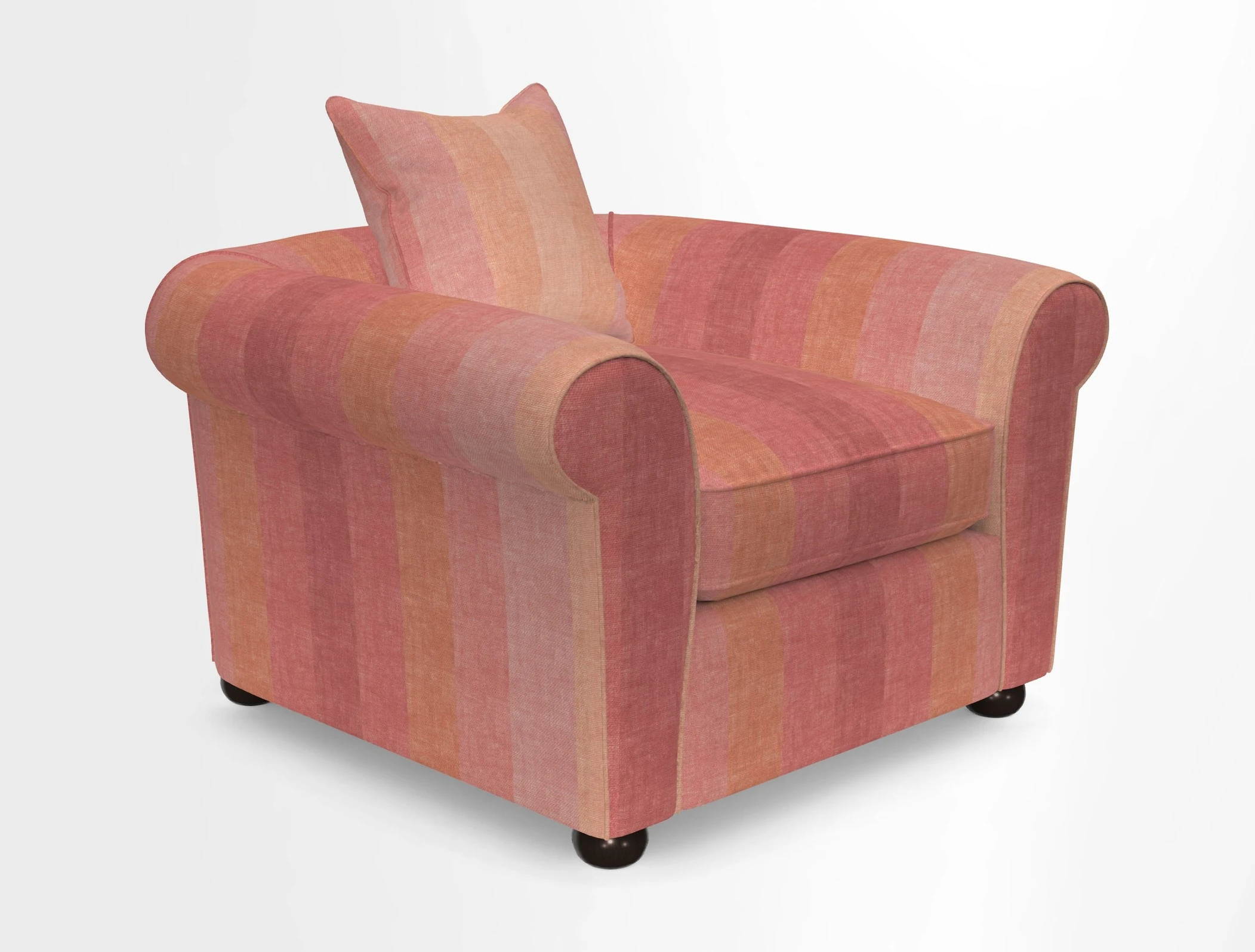 Lewes Chair in Two Tone Plain Biscuit