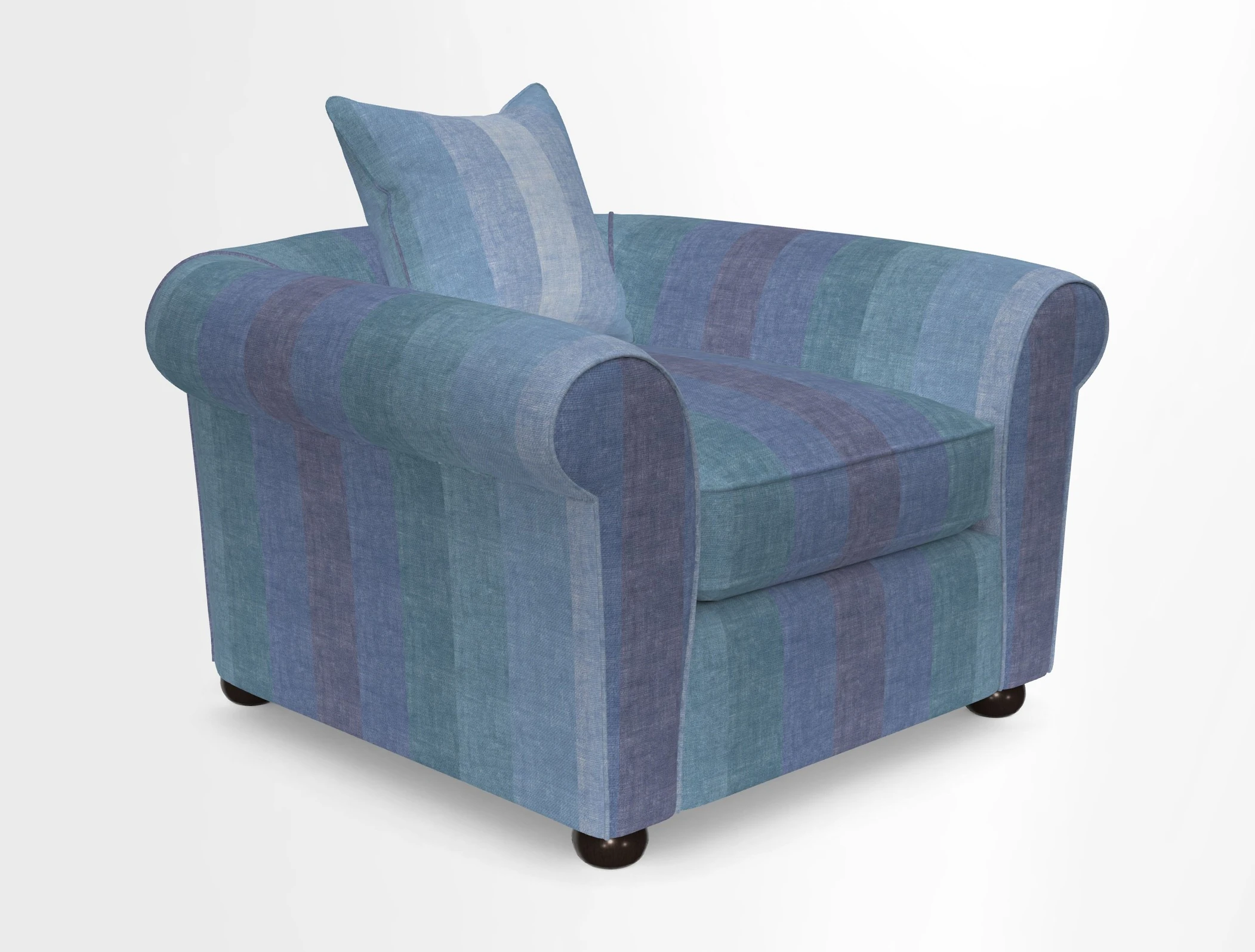 Lewes Chair in Two Tone Plain Biscuit