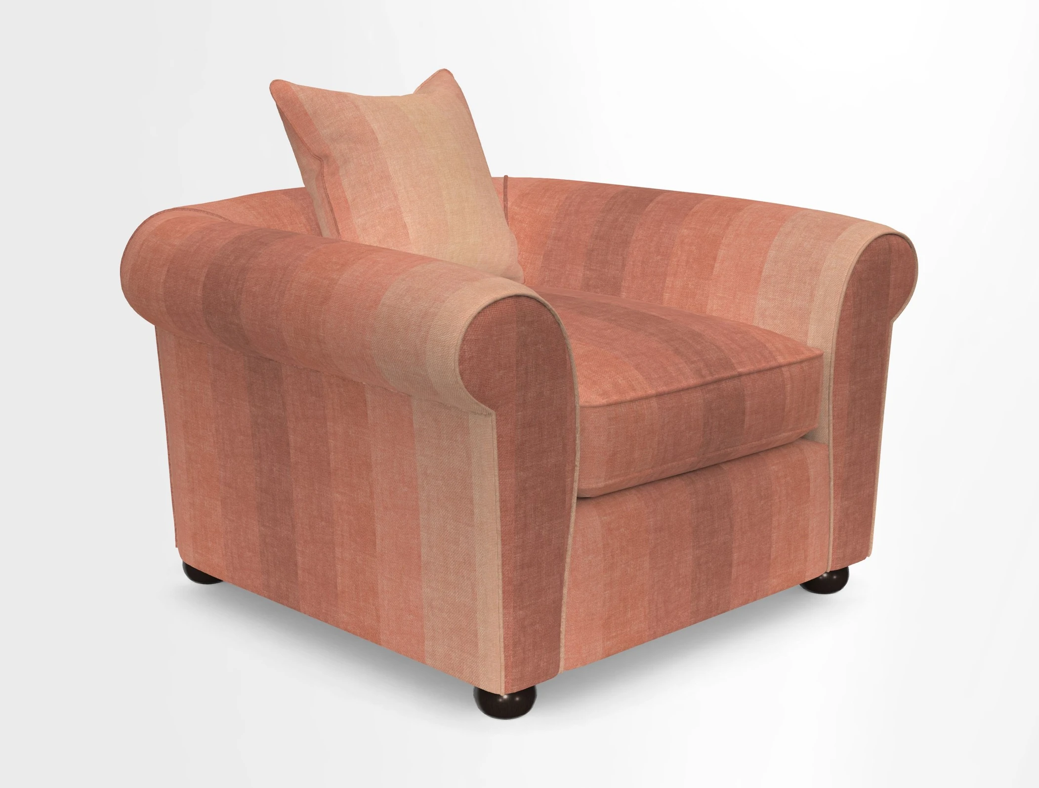 Lewes Chair in Two Tone Plain Biscuit
