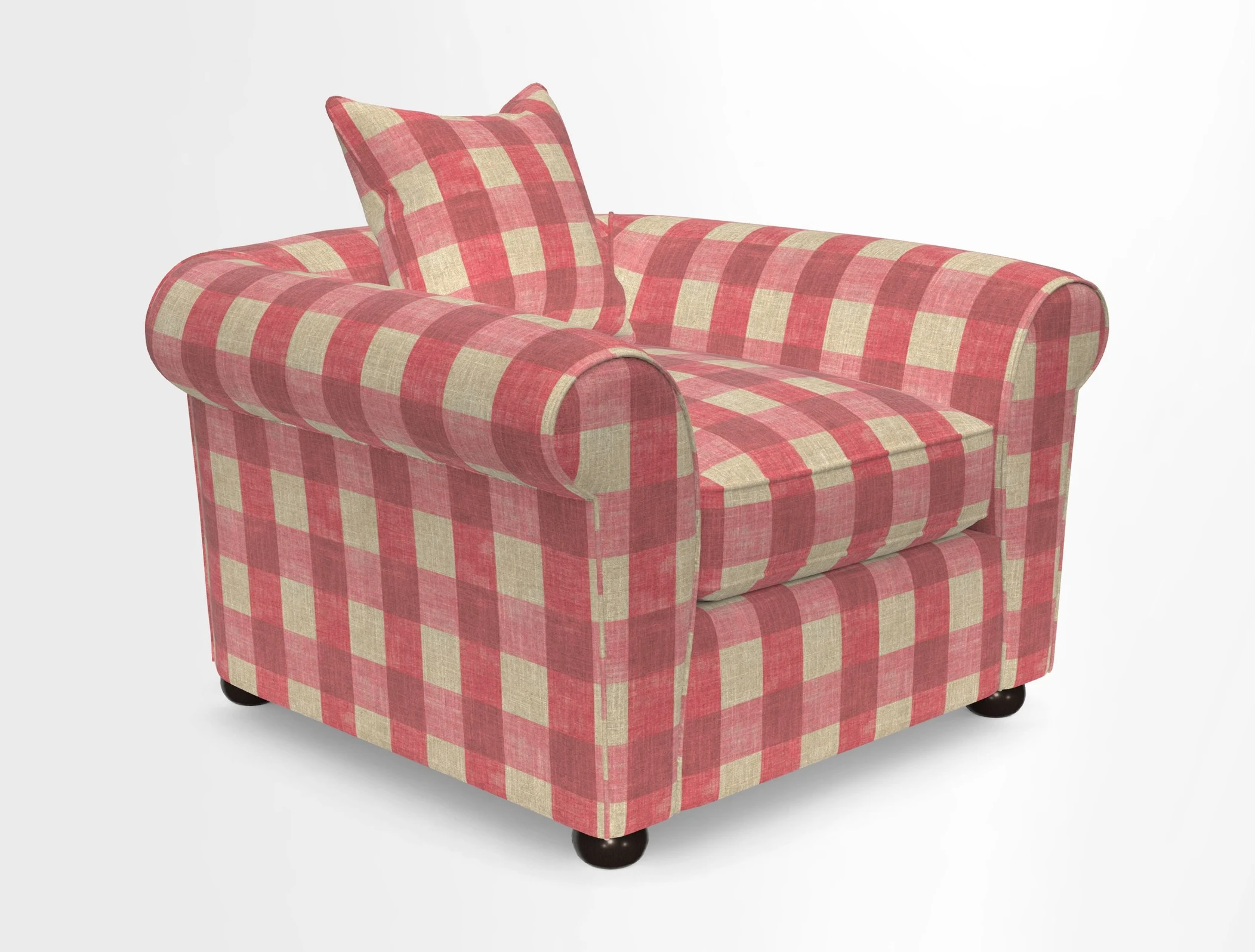 Lewes Chair in Two Tone Plain Biscuit