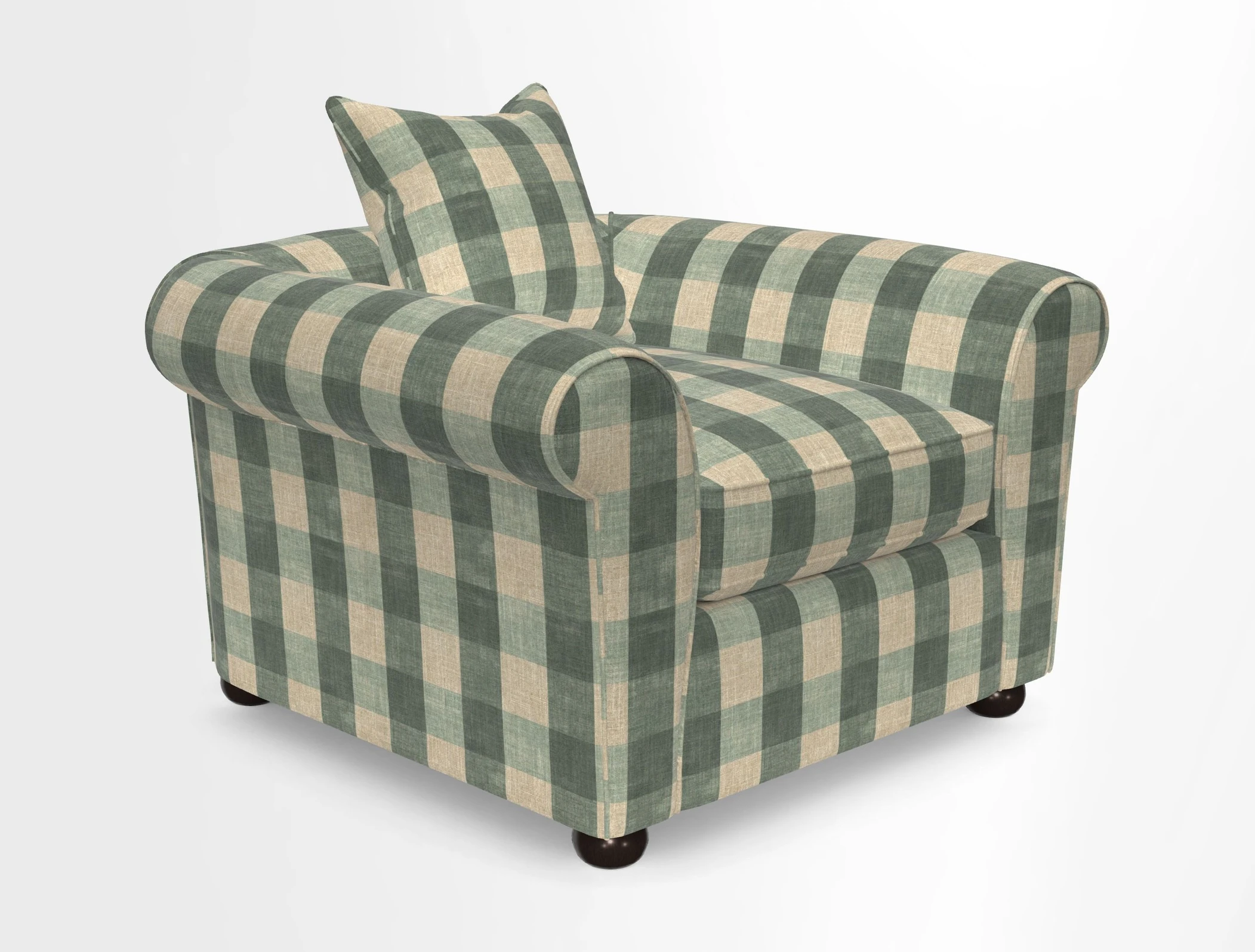 Lewes Chair in Two Tone Plain Biscuit