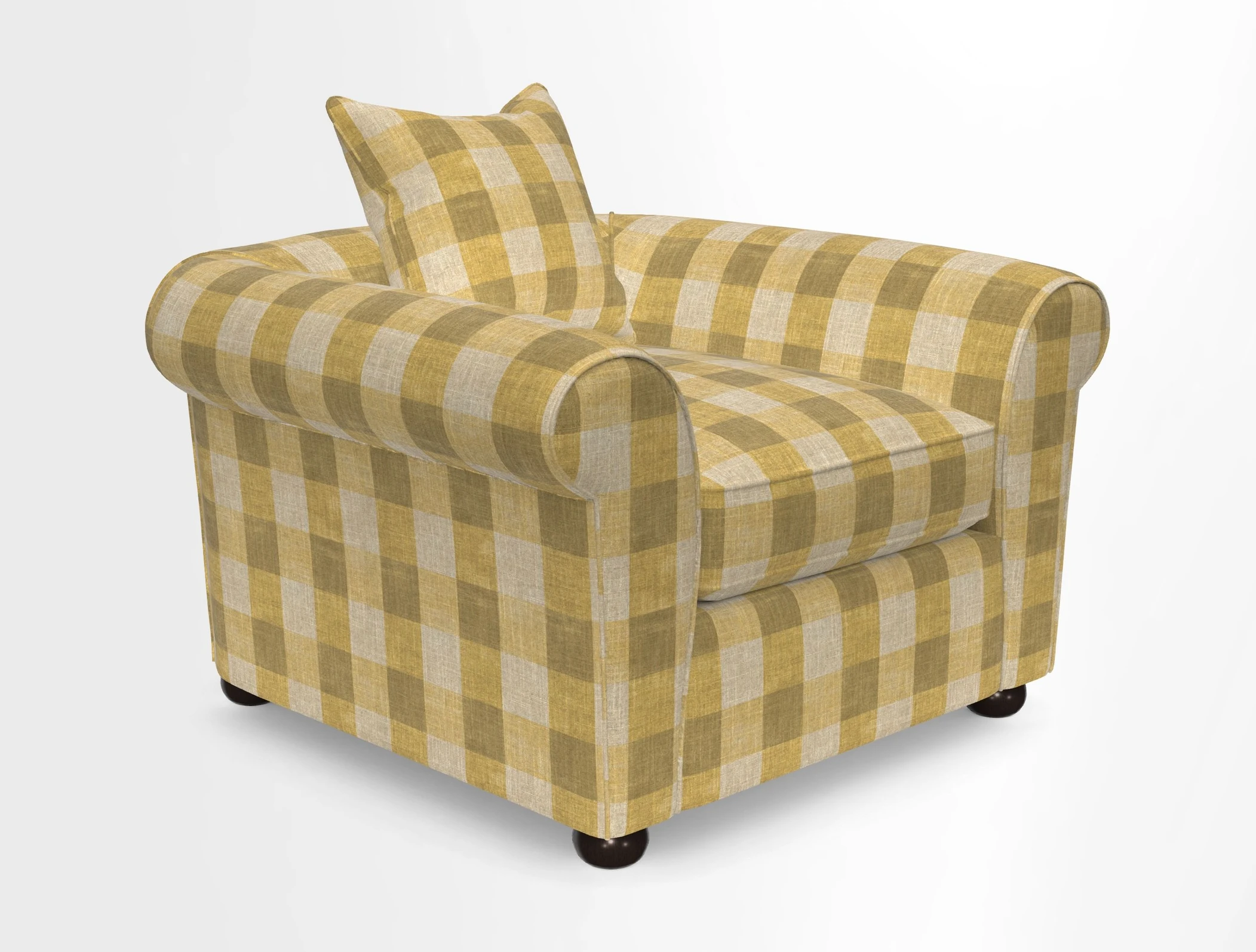 Lewes Chair in Two Tone Plain Biscuit