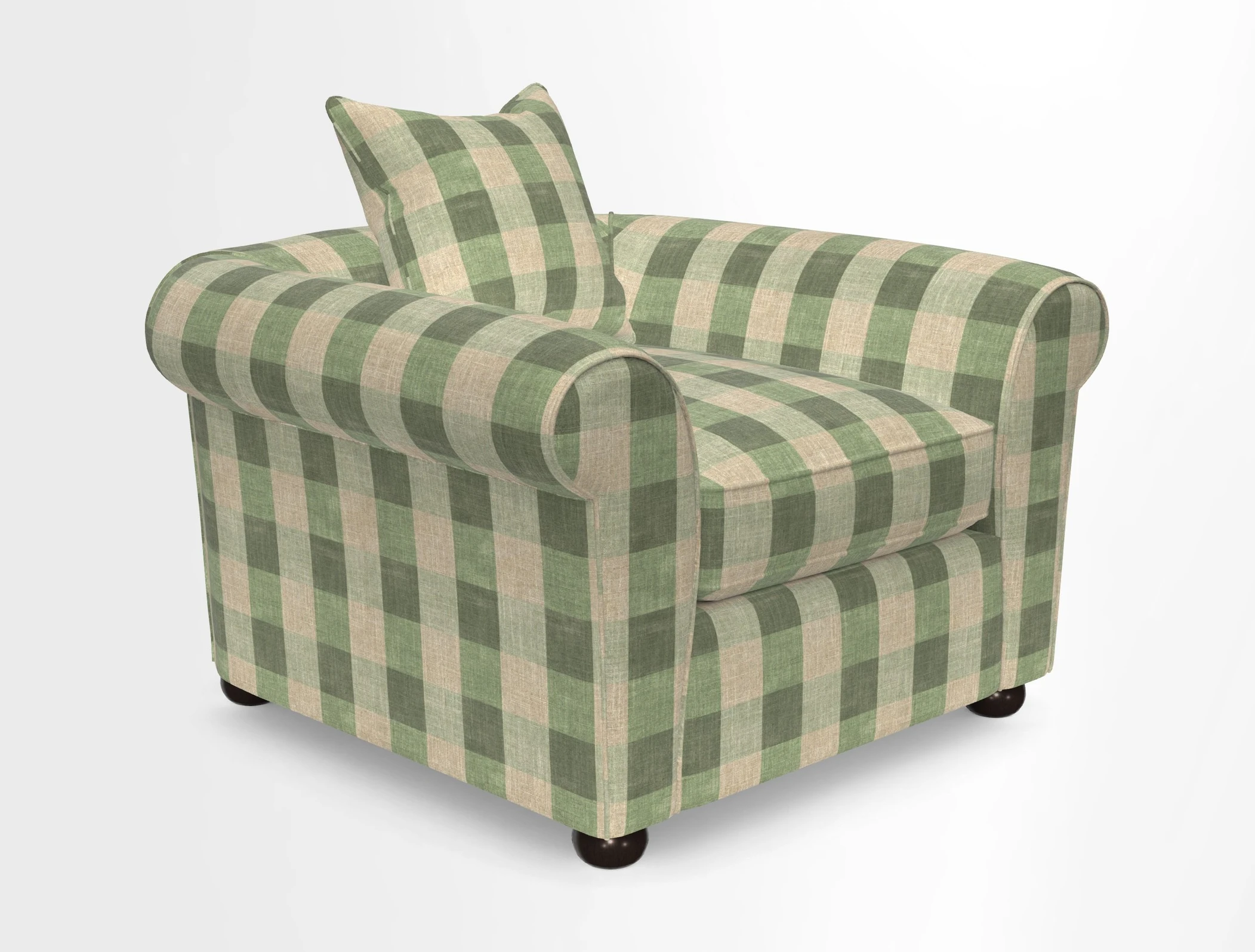 Lewes Chair in Two Tone Plain Biscuit