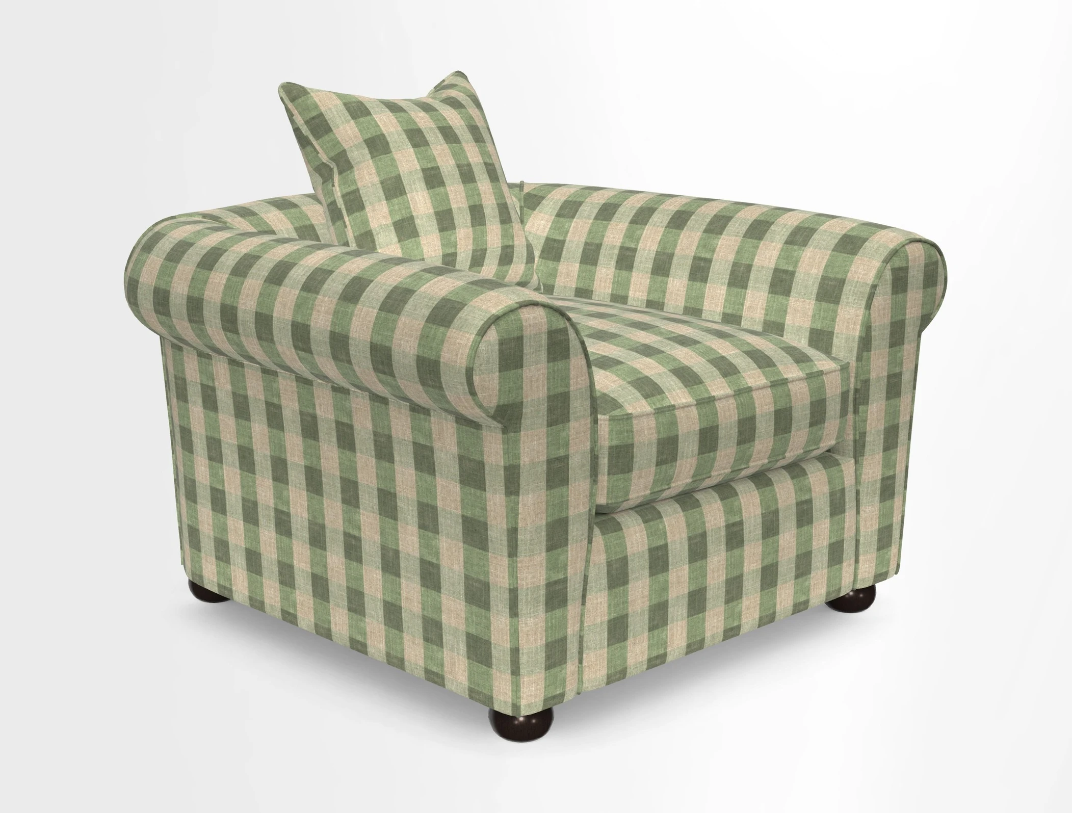 Lewes Chair in Two Tone Plain Biscuit