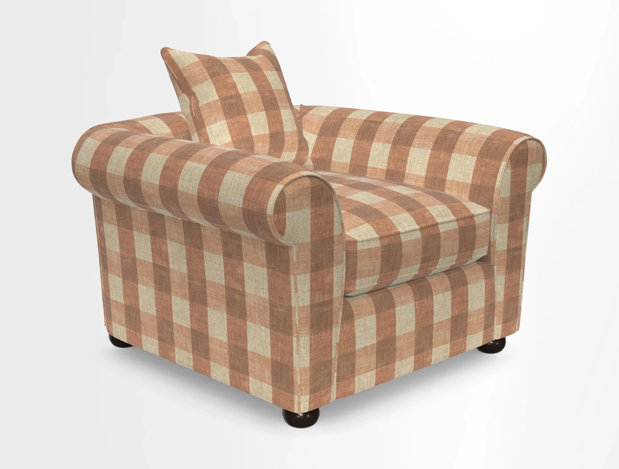 Lewes Chair in Two Tone Plain Biscuit