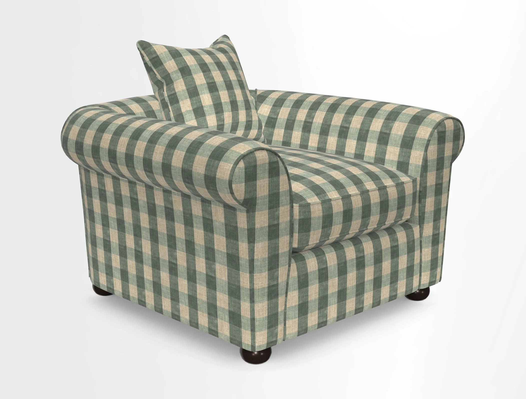 Lewes Chair in Two Tone Plain Biscuit