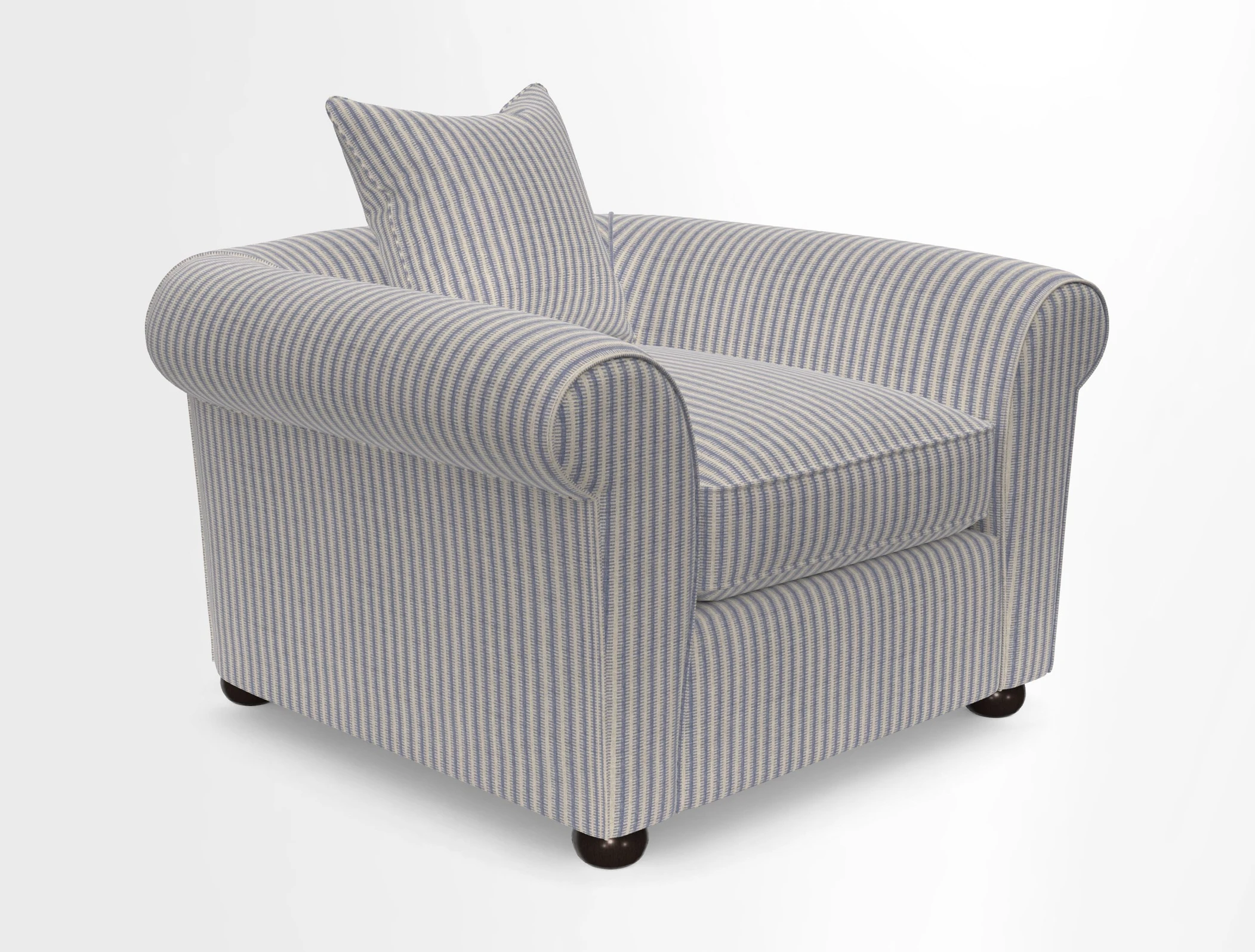 Lewes Chair in Two Tone Plain Biscuit