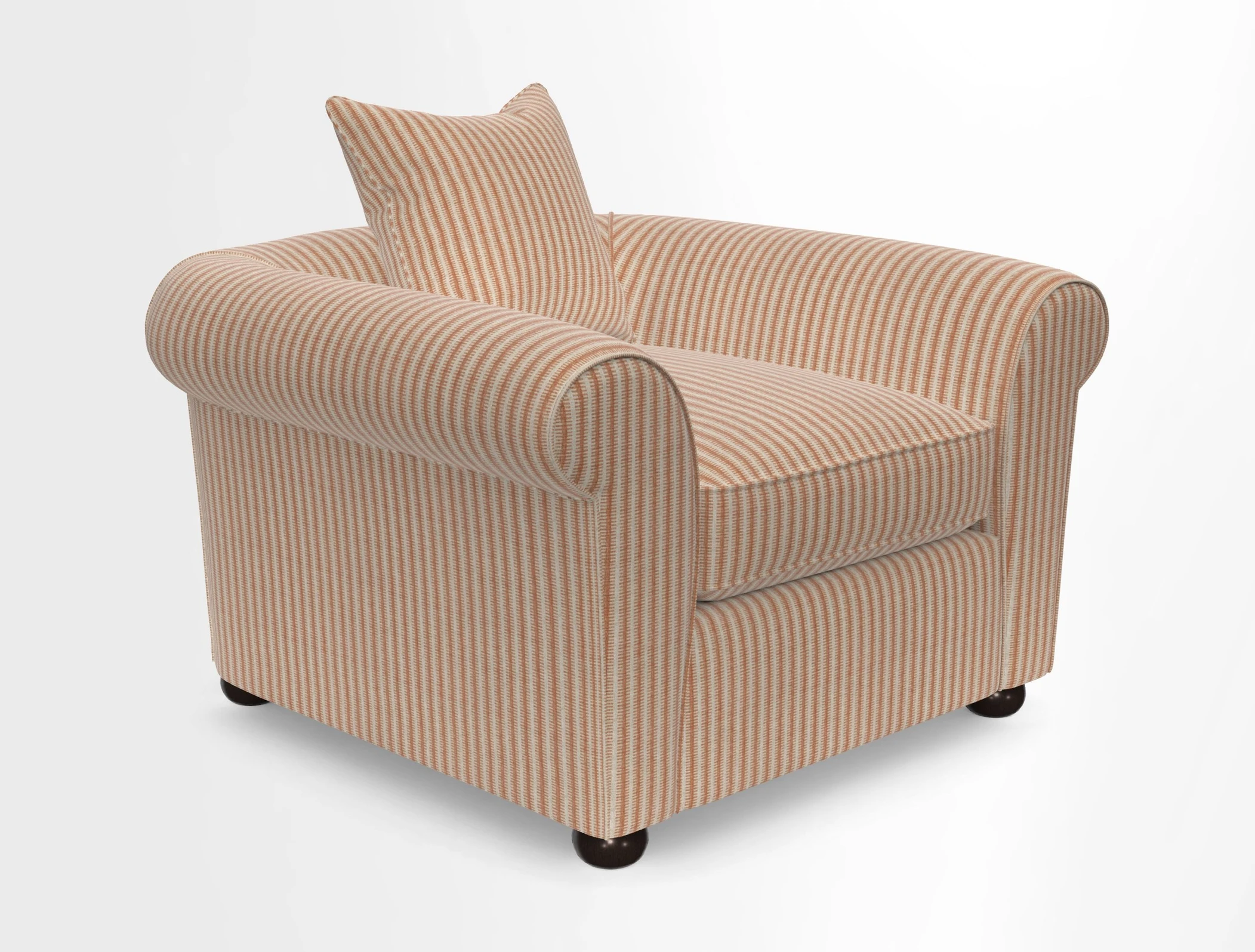 Lewes Chair in Two Tone Plain Biscuit