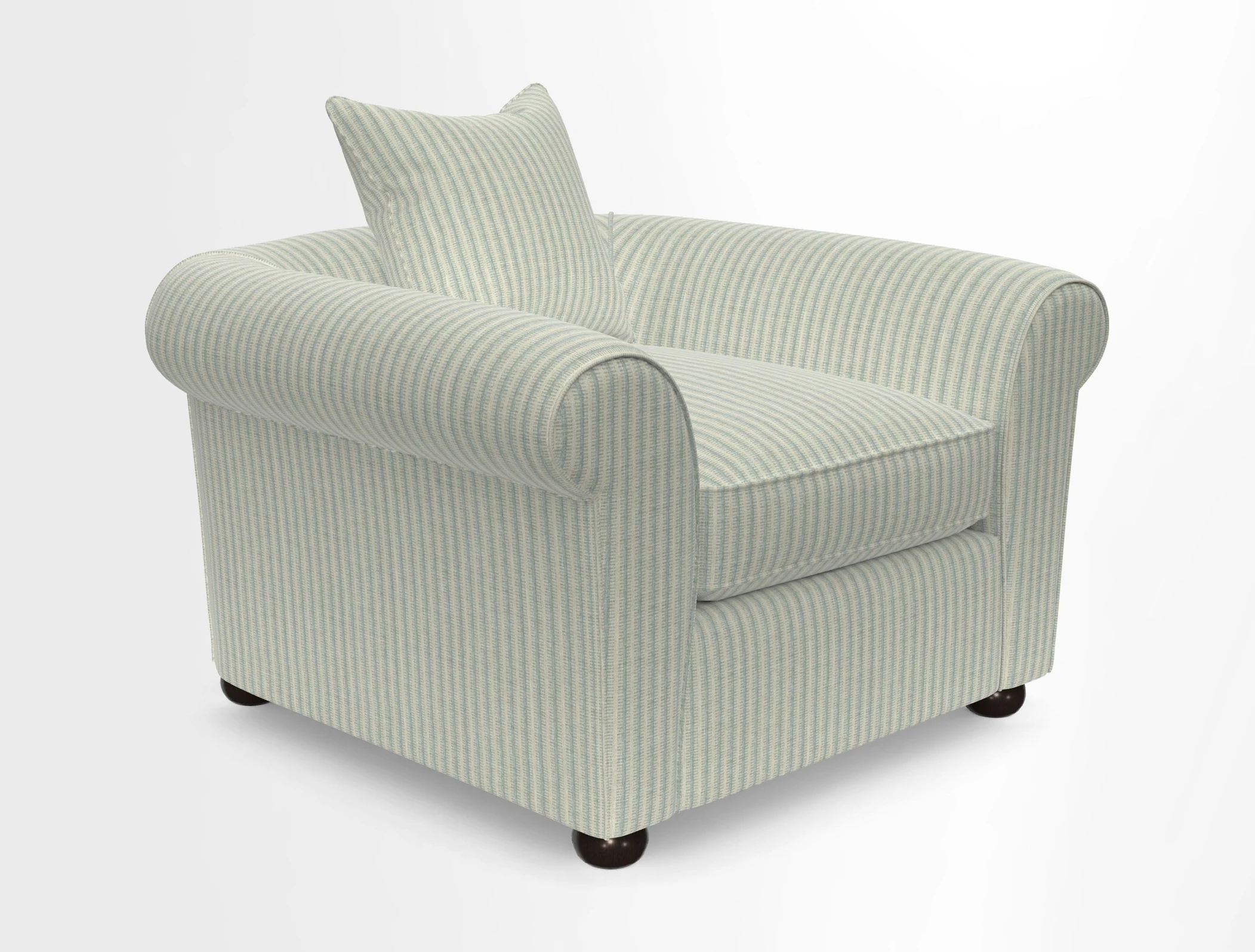 Lewes Chair in Two Tone Plain Biscuit